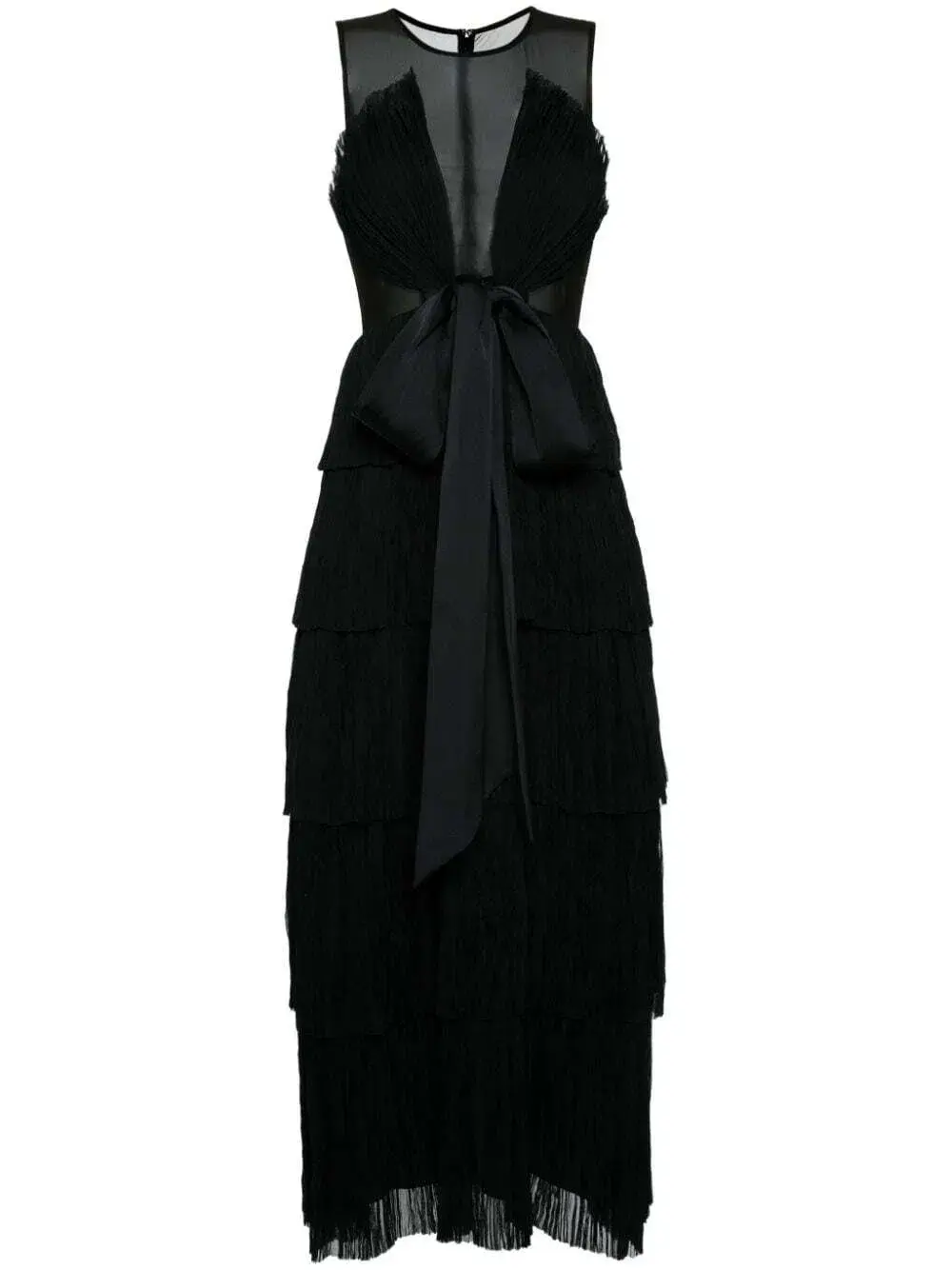 Aje Escapist Maxi Dress in Black Size AUS 6 for rent on The Volte - main image