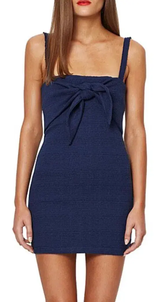 Bec & Bridge Under Eave Mini Dress in Blue Size 8 - Image 4