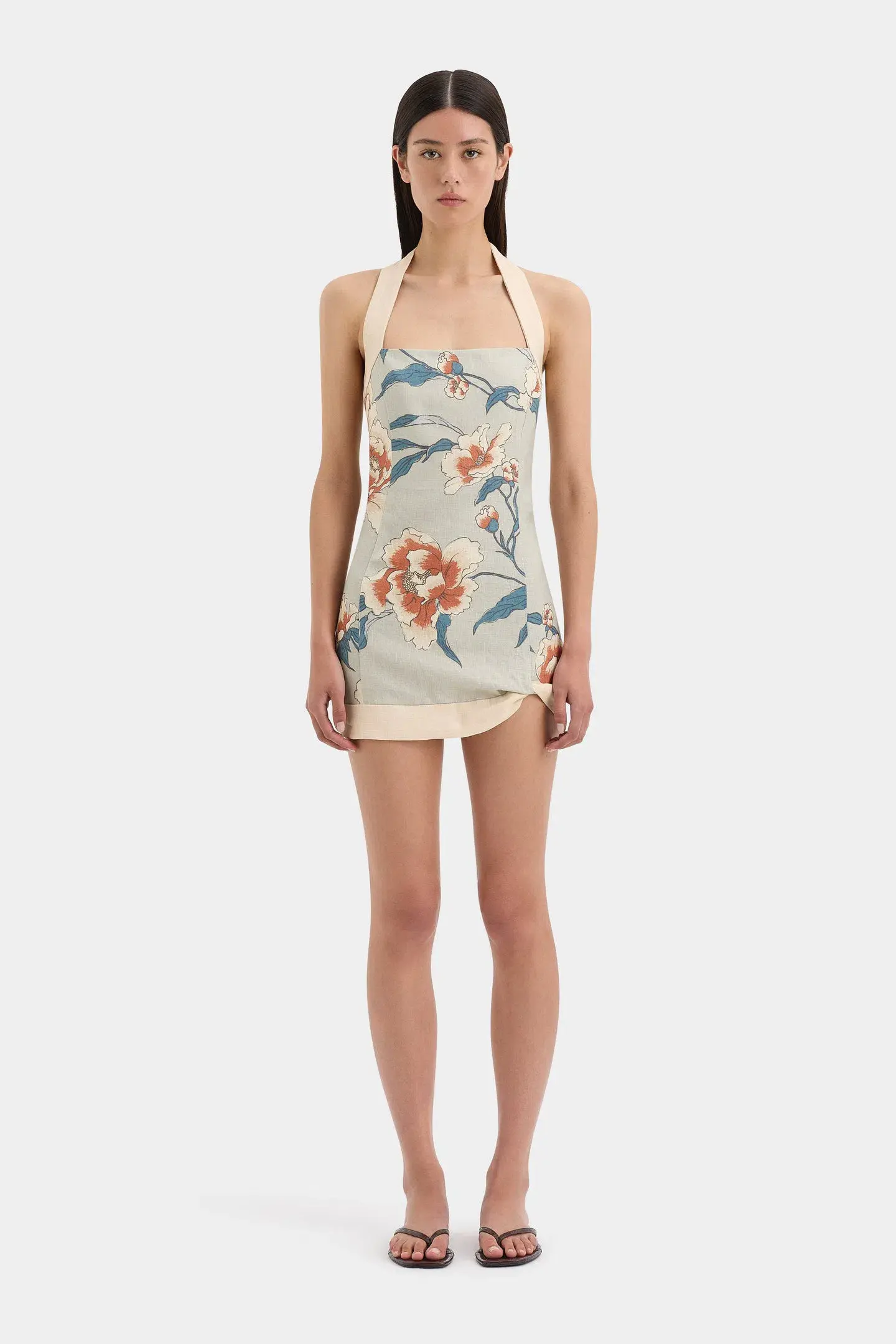 Sir the Label Roisin Mini Dress in Bloom Floral Size 2/Au 10 - Image 1