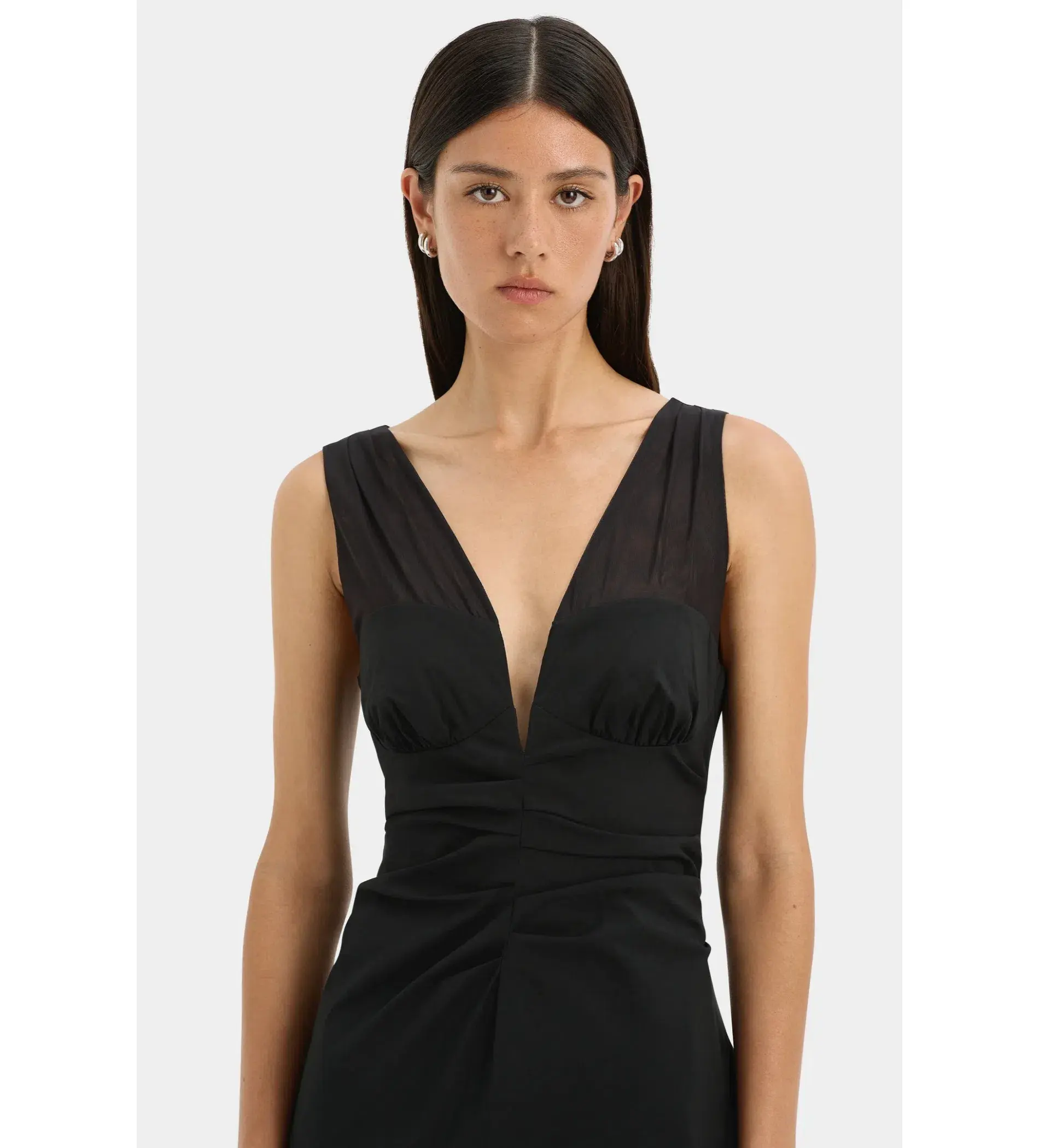 Sir the Label Florent Mini Dress in Black Size 2/AU 10 - Image 2