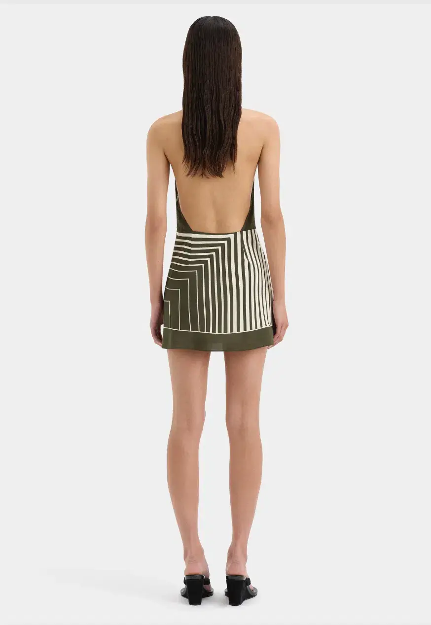 Sir the label Leilana Mini Dress in Garden Stripe Size 8  for rent on The Volte - main image