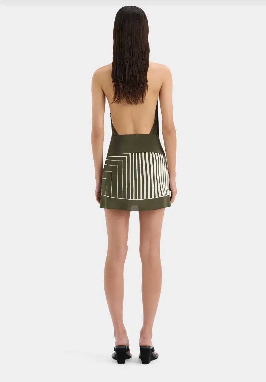 Sir the label Leilana Mini Dress in Garden Stripe Size 8  for rent on The Volte - main image