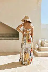 Zaco Capricci Dress Multi Size M/Au 10  for rent on The Volte - main image