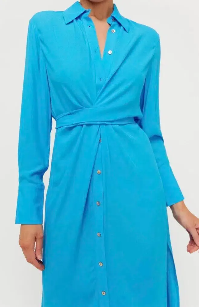 Sheike Paradiso Midi Dress Blue Size 16 for rent on The Volte - main image