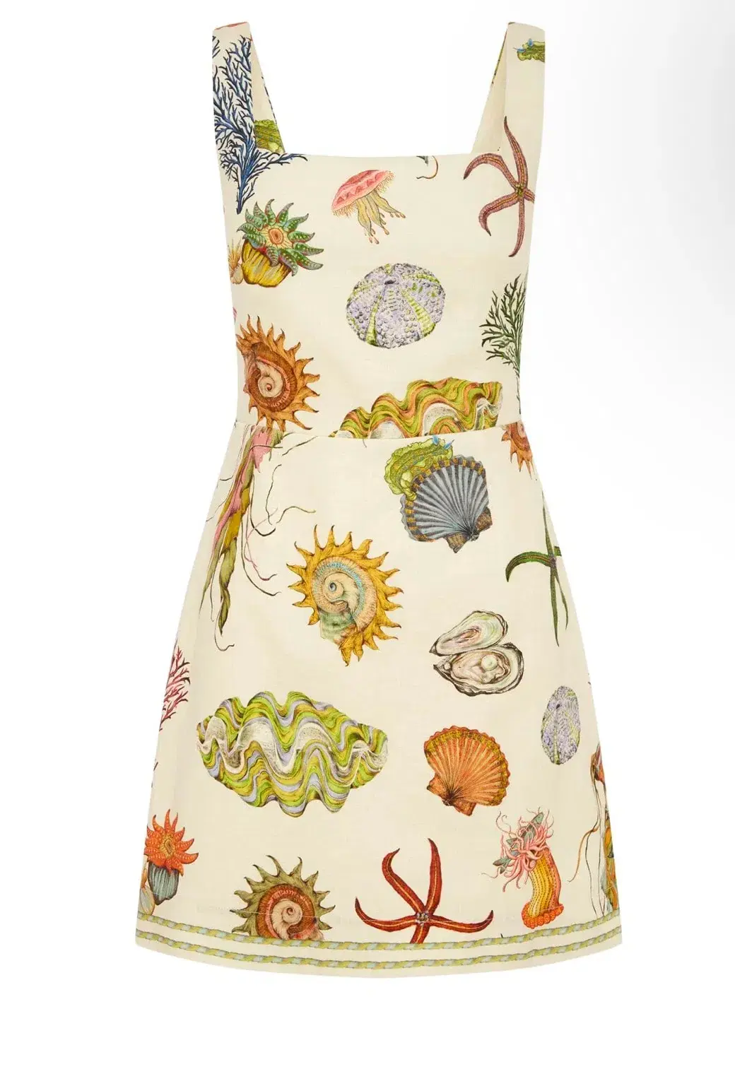 Alemais Sea Mini Dress Print Size 8 - Image 5