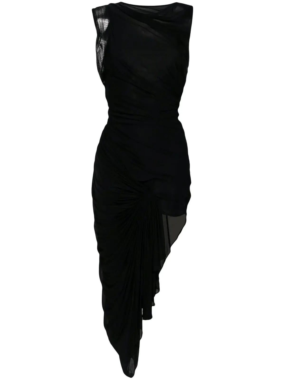 Christopher Esber Galathea Asymmetrical Maxi Dress Black Size XS / AU 6 - Image 4