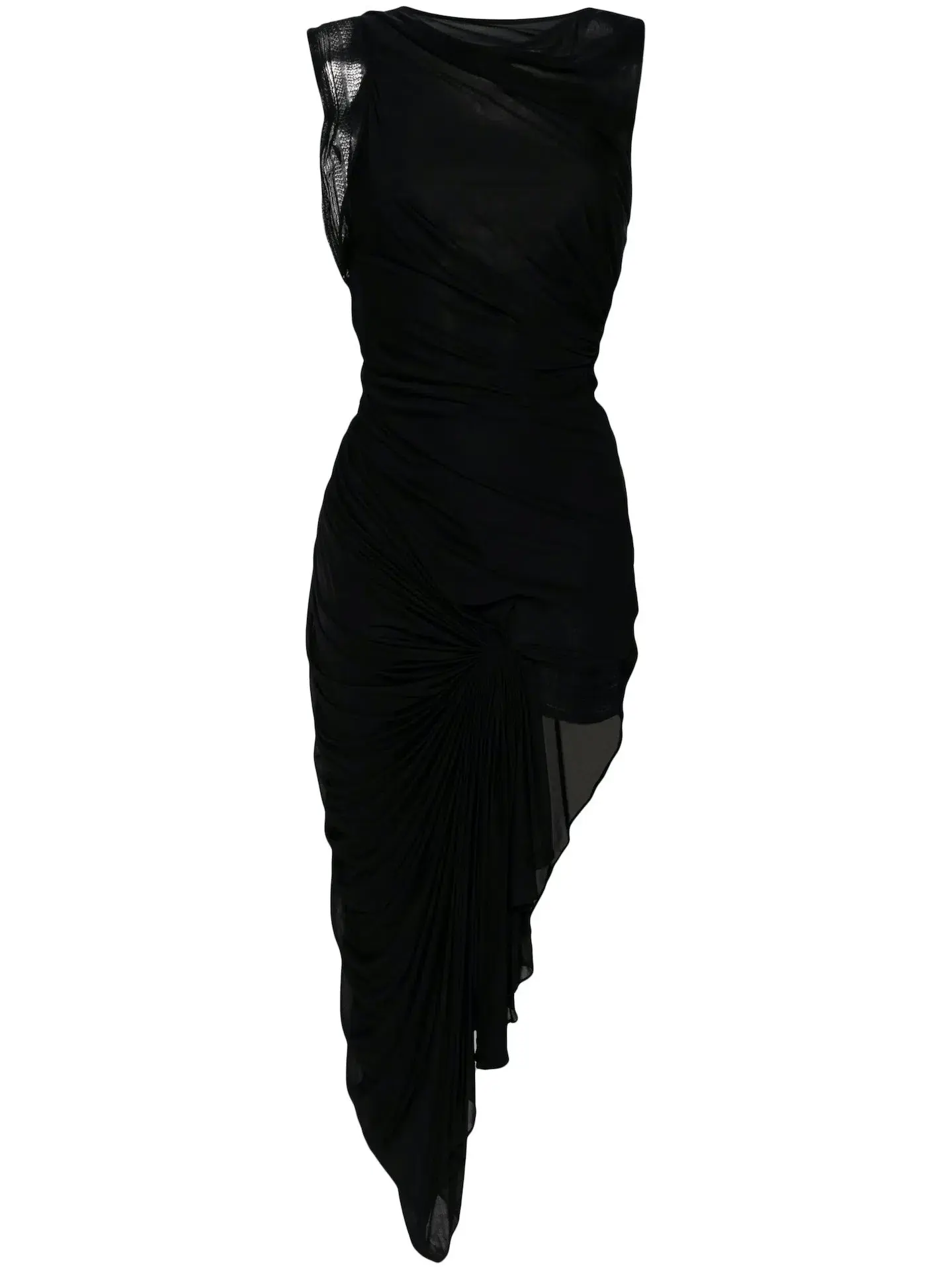 Christopher Esber Galathea Asymmetrical Maxi Dress Black Size XS / AU 6 - Image 4