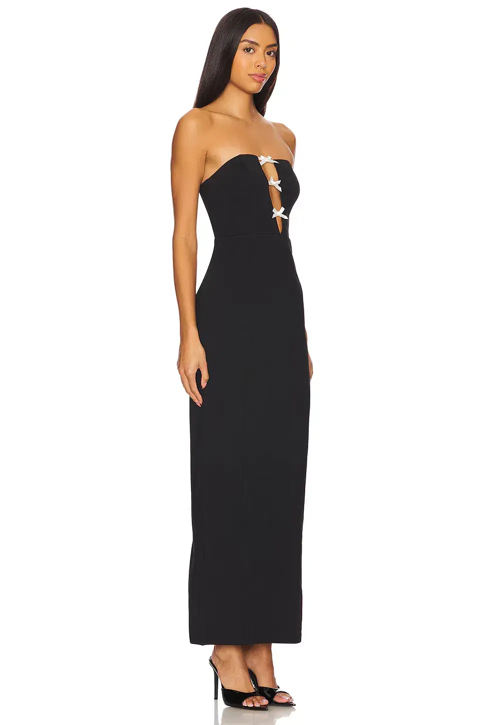 More To Come Kariana Strapless Gown Black Size XS / AU 6 for rent on The Volte - main image