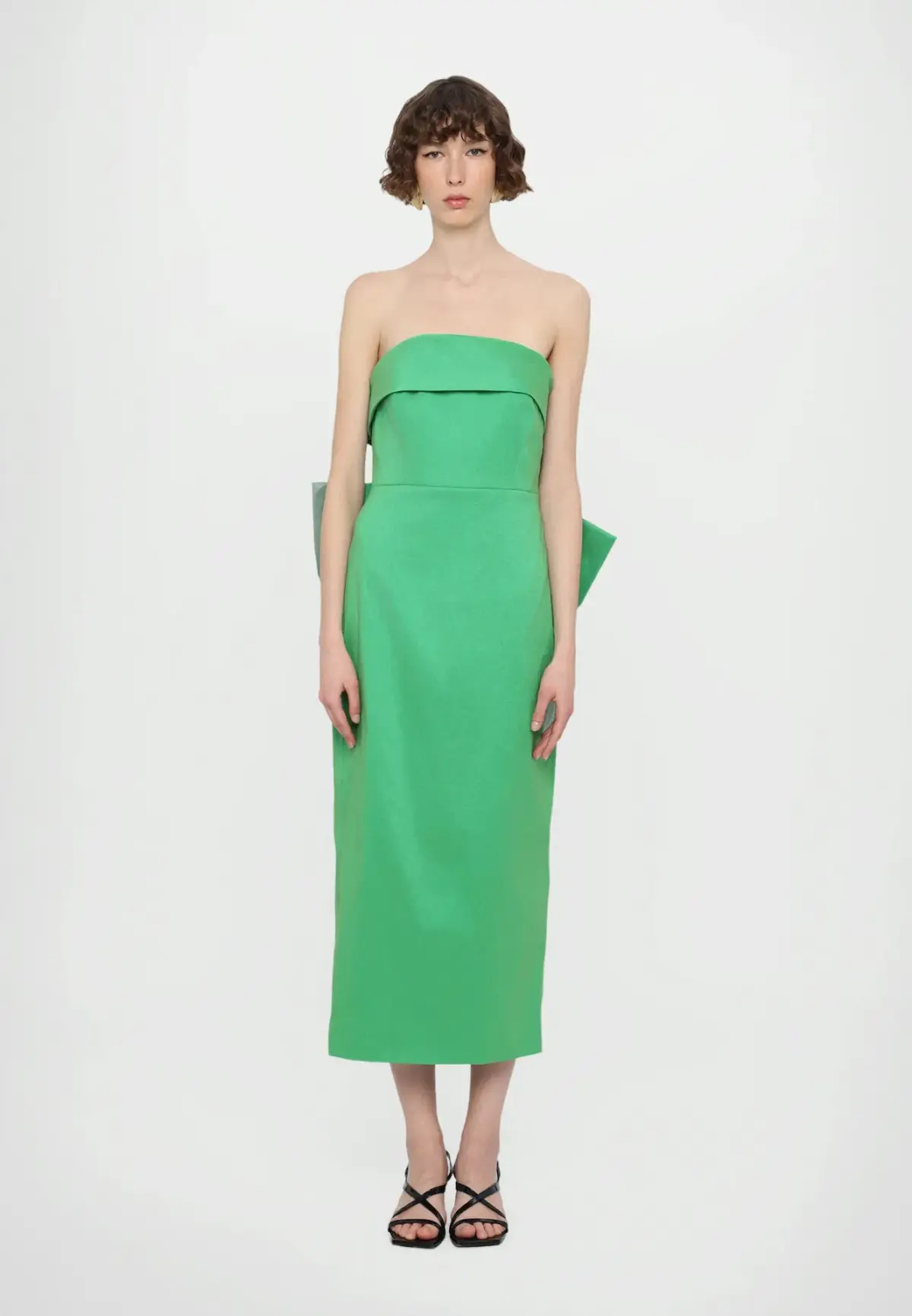 Rachel Gilbert Birdie Bow Dress in Green Size 2 / 10 AU - Image 1
