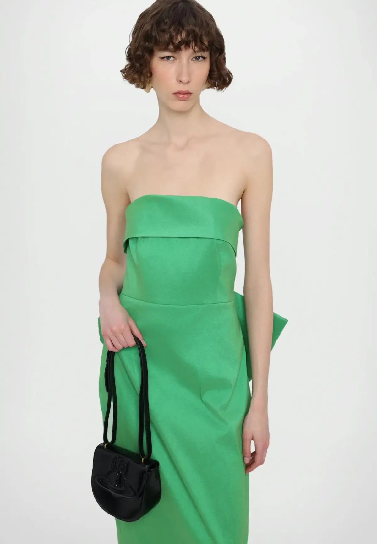 Rachel Gilbert Birdie Bow Dress in Green Size 2 / 10 AU - Image 4