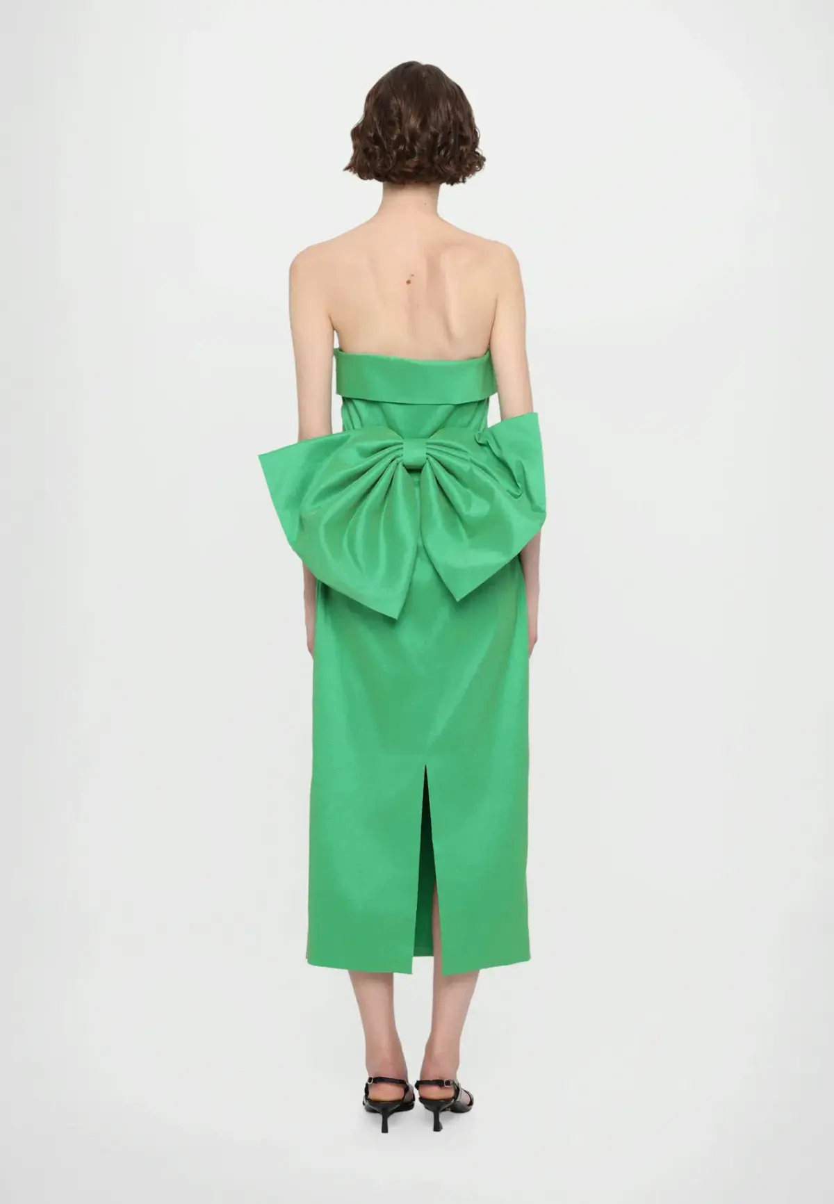 Rachel Gilbert Birdie Bow Dress in Green Size 2 / 10 AU - Image 3
