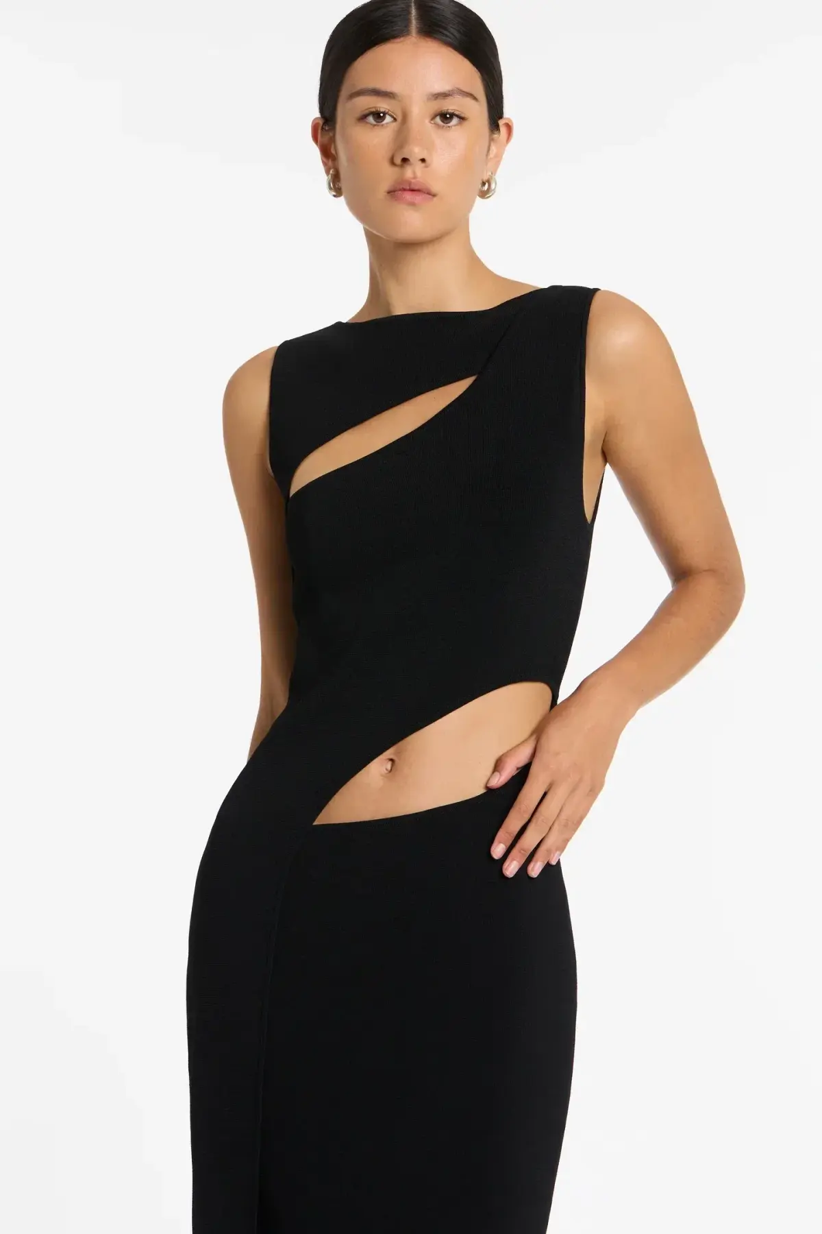 Sir The Label Nadja Cut Out Maxi Dress Black Size 0P / 6 Petite  - Image 2