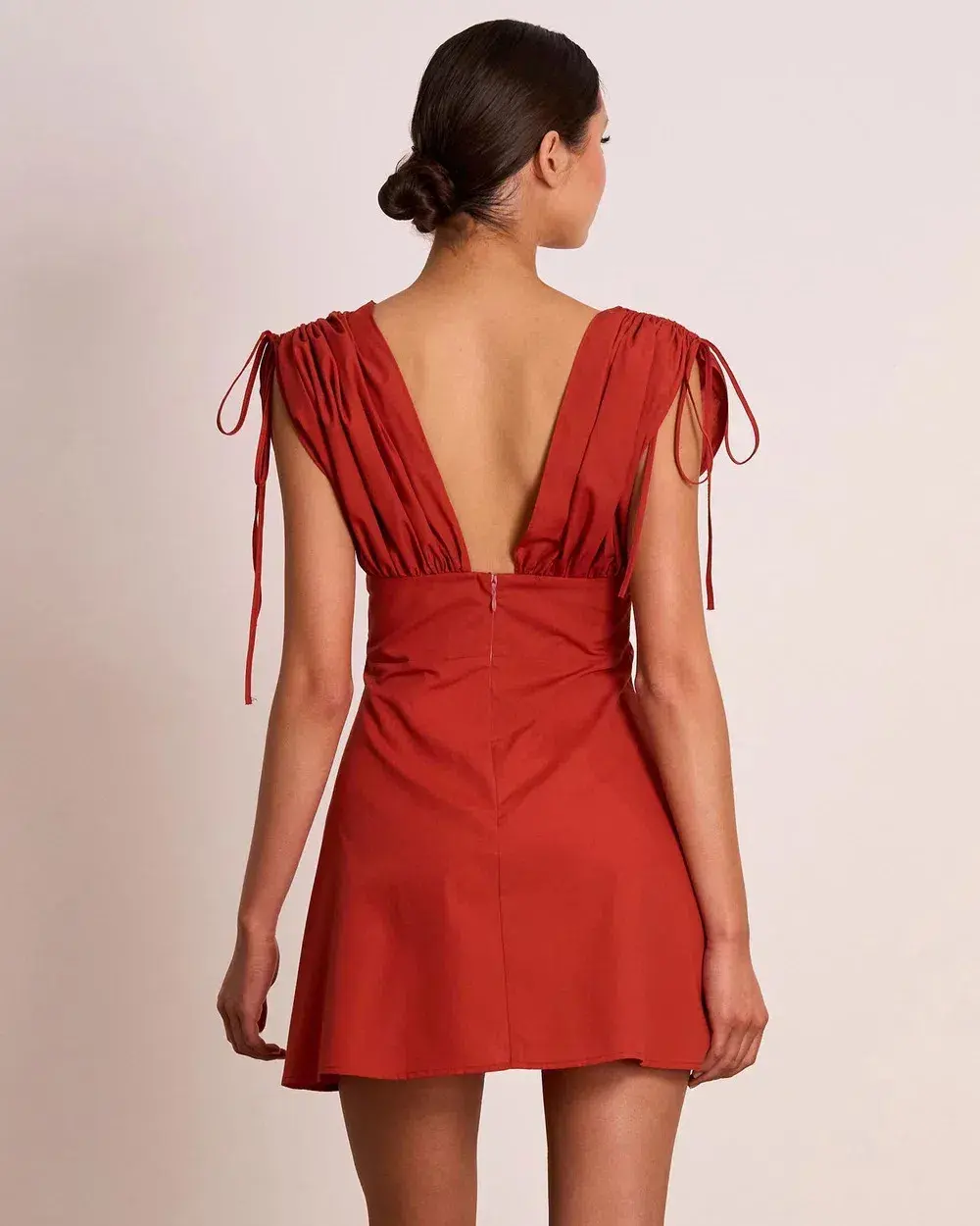 Pasduchas Heatwave Mini Dress in Tamarind Size 8 - Image 2
