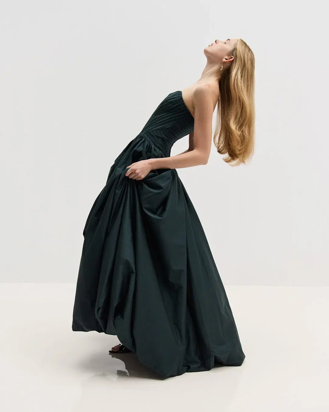 Aje Spatial Maxi Dress Bonsai Green Size 6 - Image 3