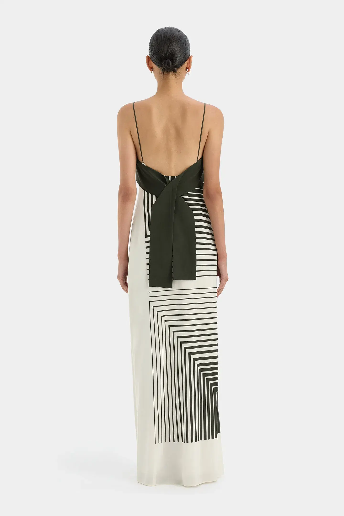 Sir the Label Leilana Slip Dress Garden Stripe Size 3 / AU 12 - Image 3