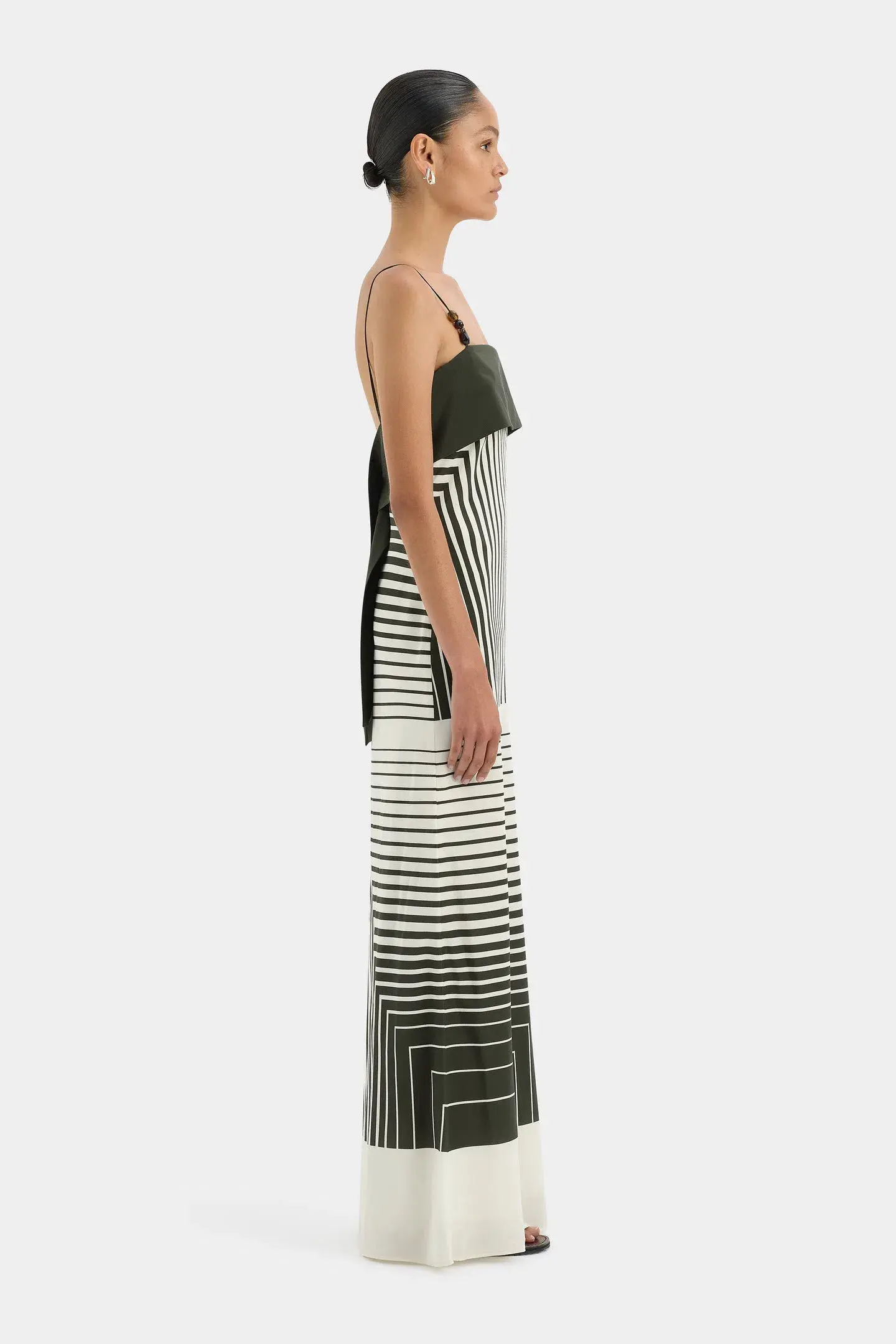 Sir the Label Leilana Slip Dress Garden Stripe Size 3 / AU 12 - Image 4
