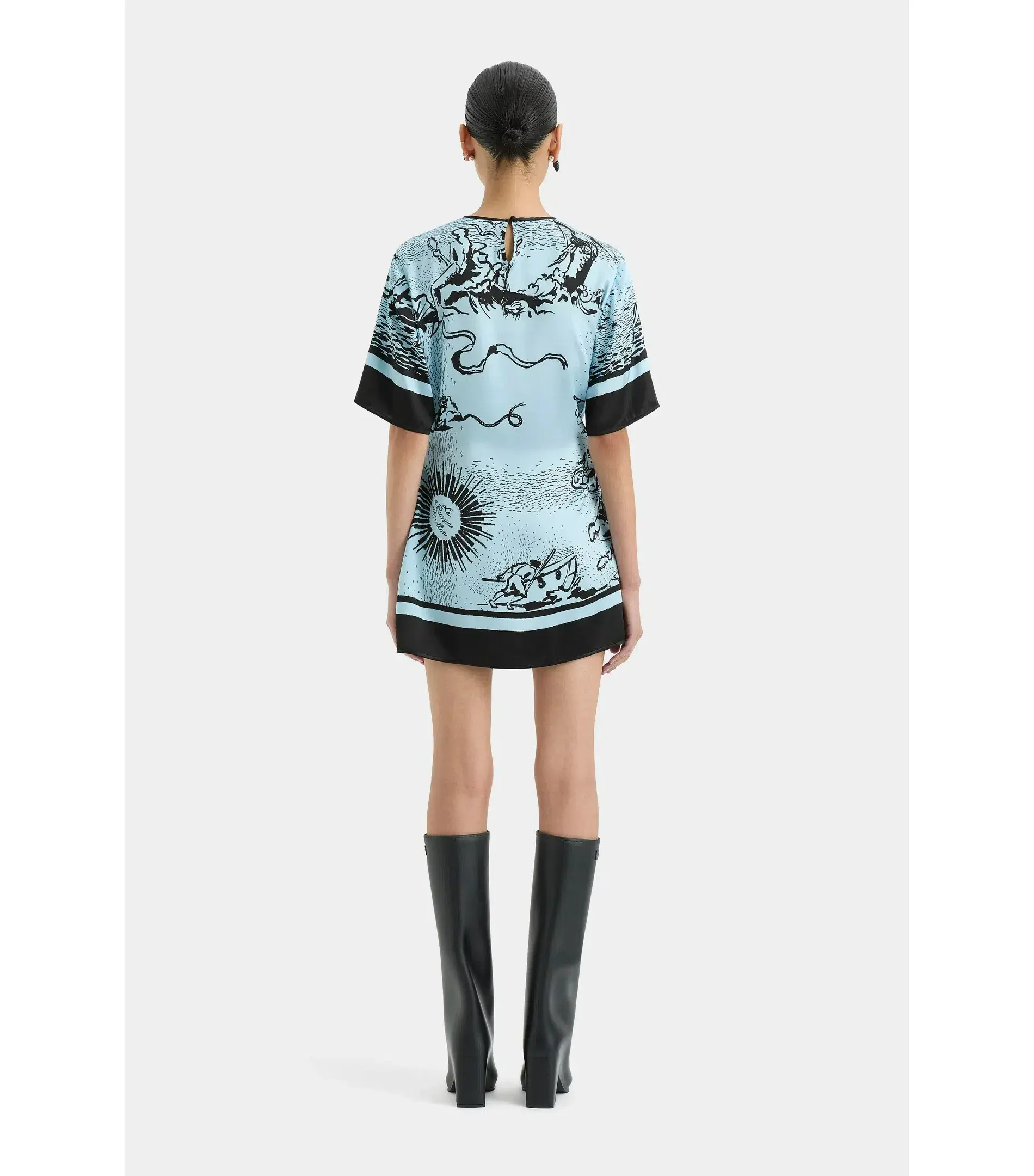 Sir the Label The Dreamwood Mini Dress in Brise Soleil Size AU 12 - Image 4
