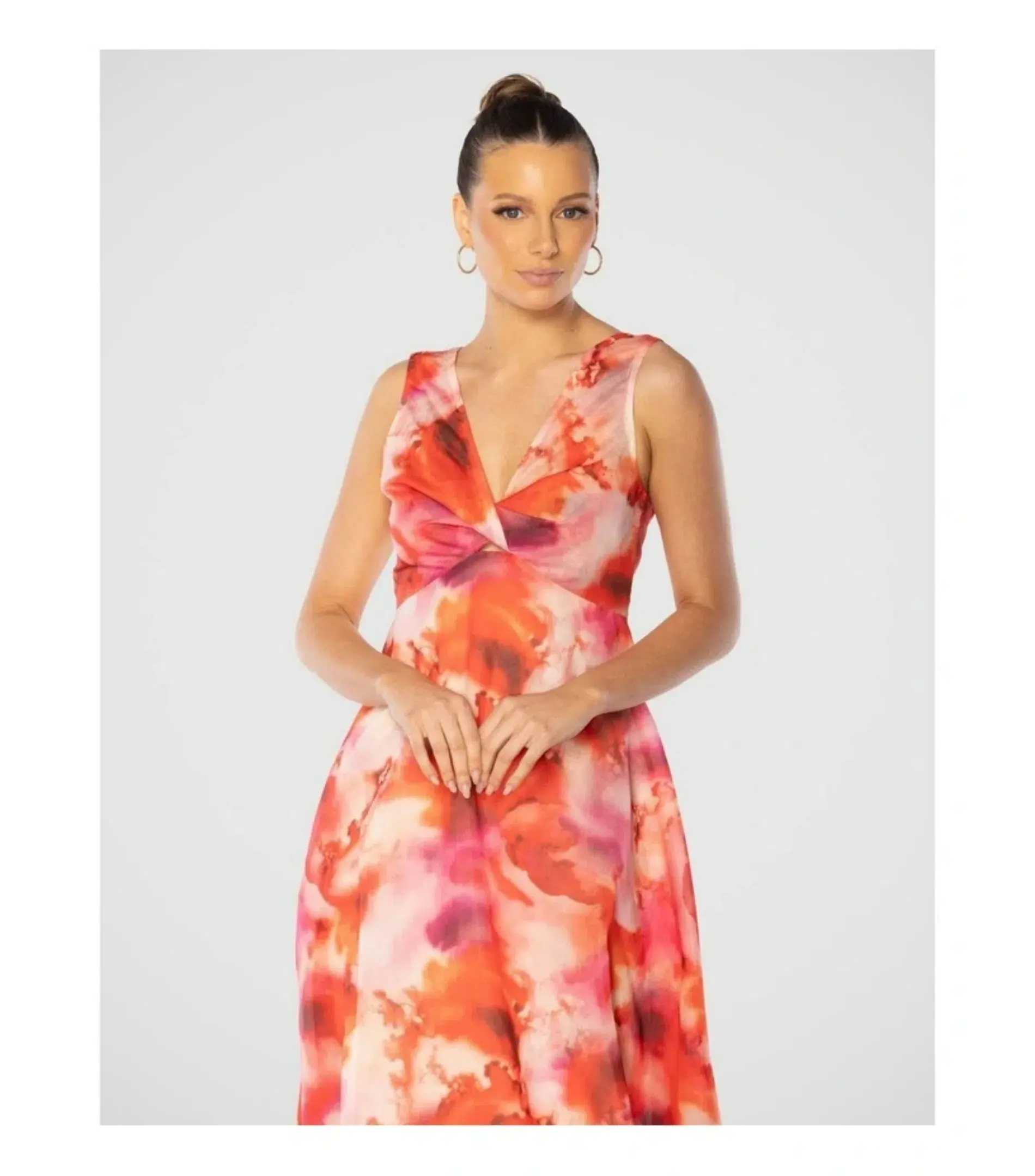Pilgrim Oliana Maxi Dress in Multi Size AU 18 - Image 5