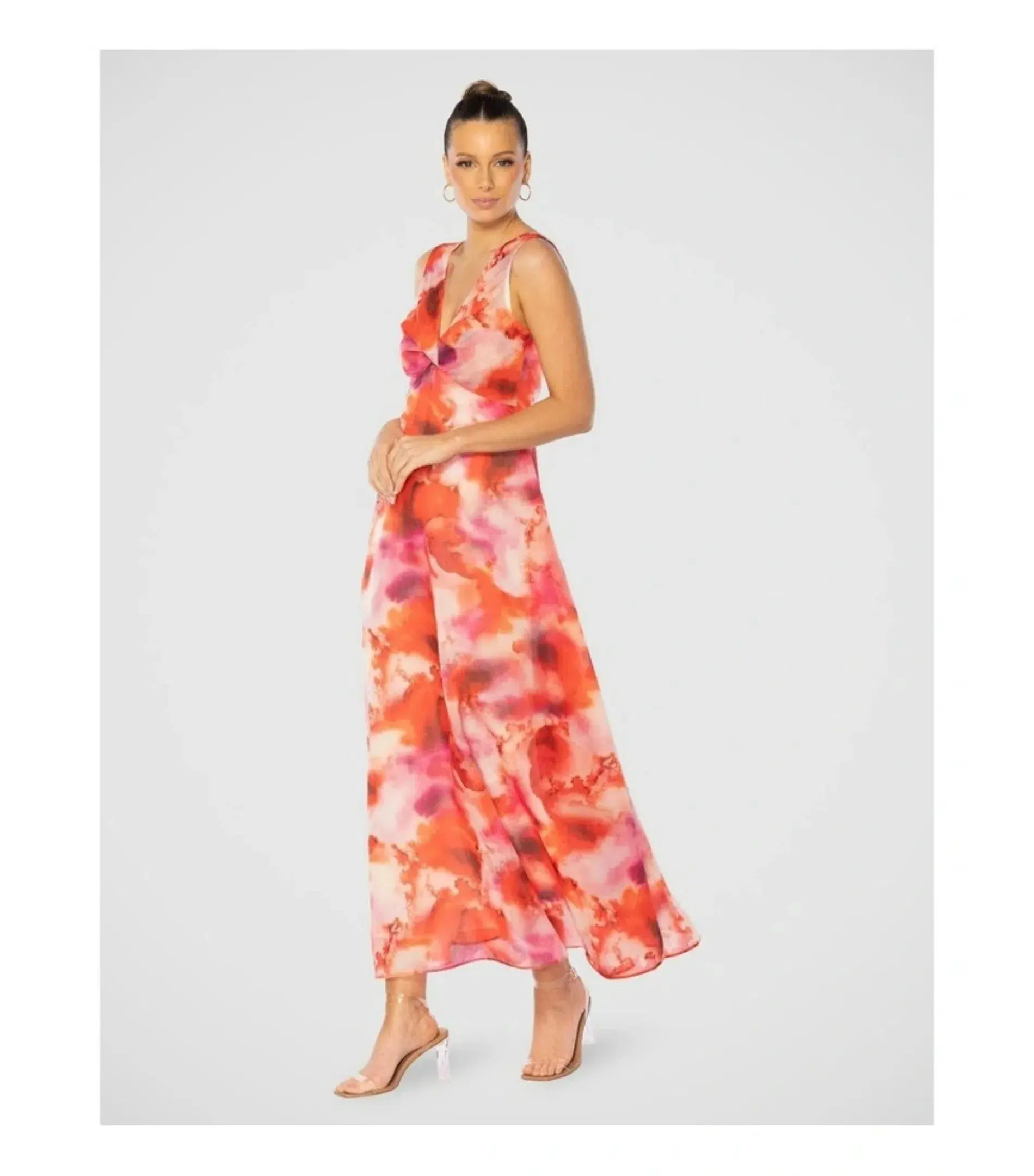 Pilgrim Oliana Maxi Dress in Multi Size AU 18 - Image 3