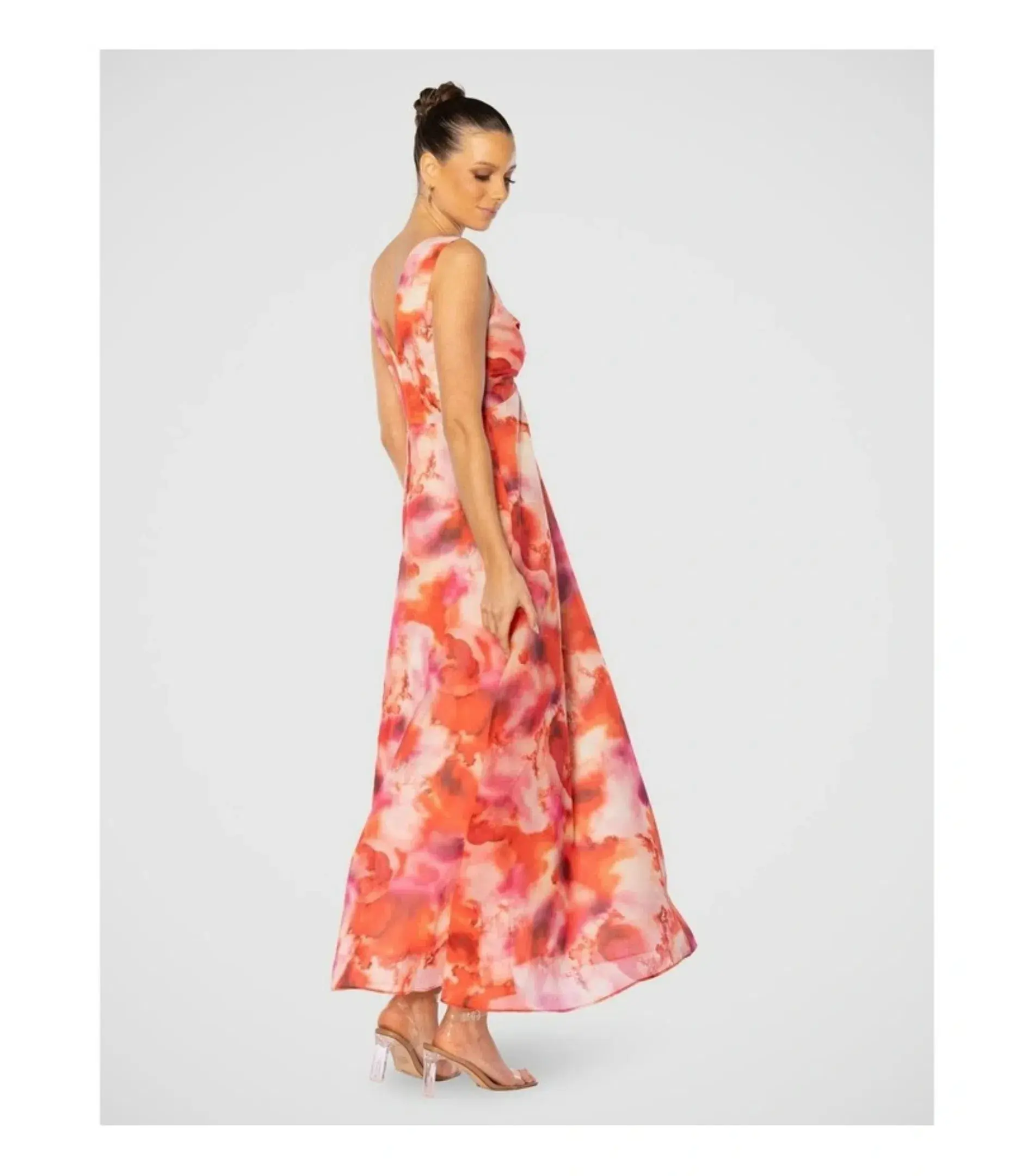 Pilgrim Oliana Maxi Dress in Multi Size AU 18 - Image 6
