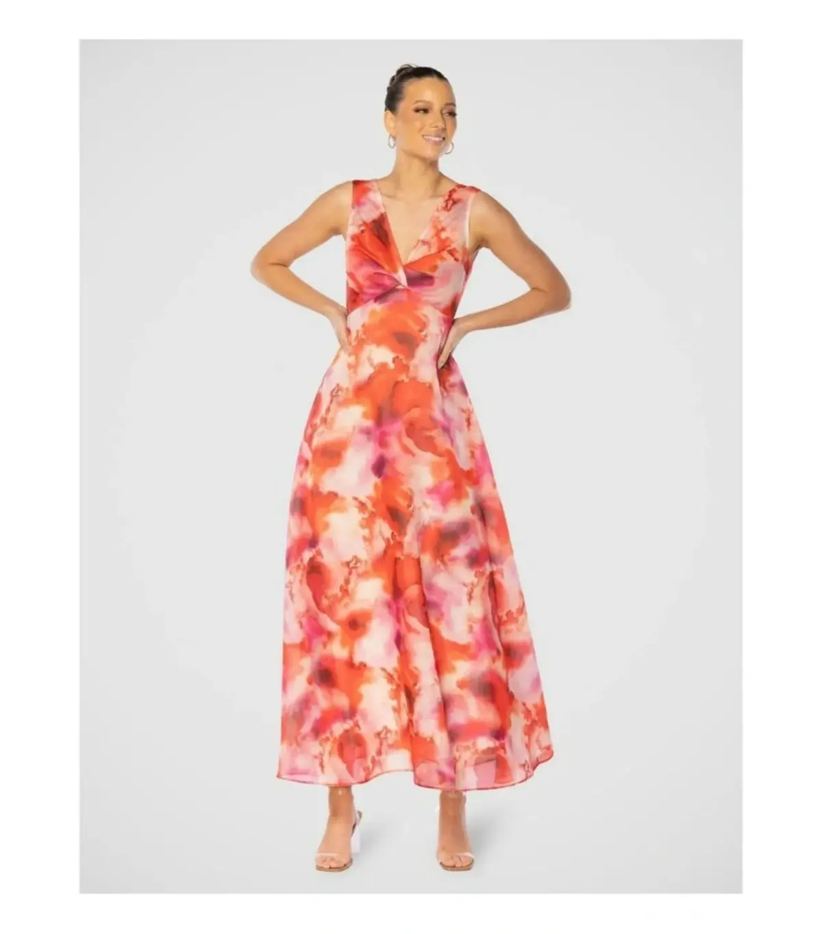 Pilgrim Oliana Maxi Dress in Multi Size AU 18 - Image 2
