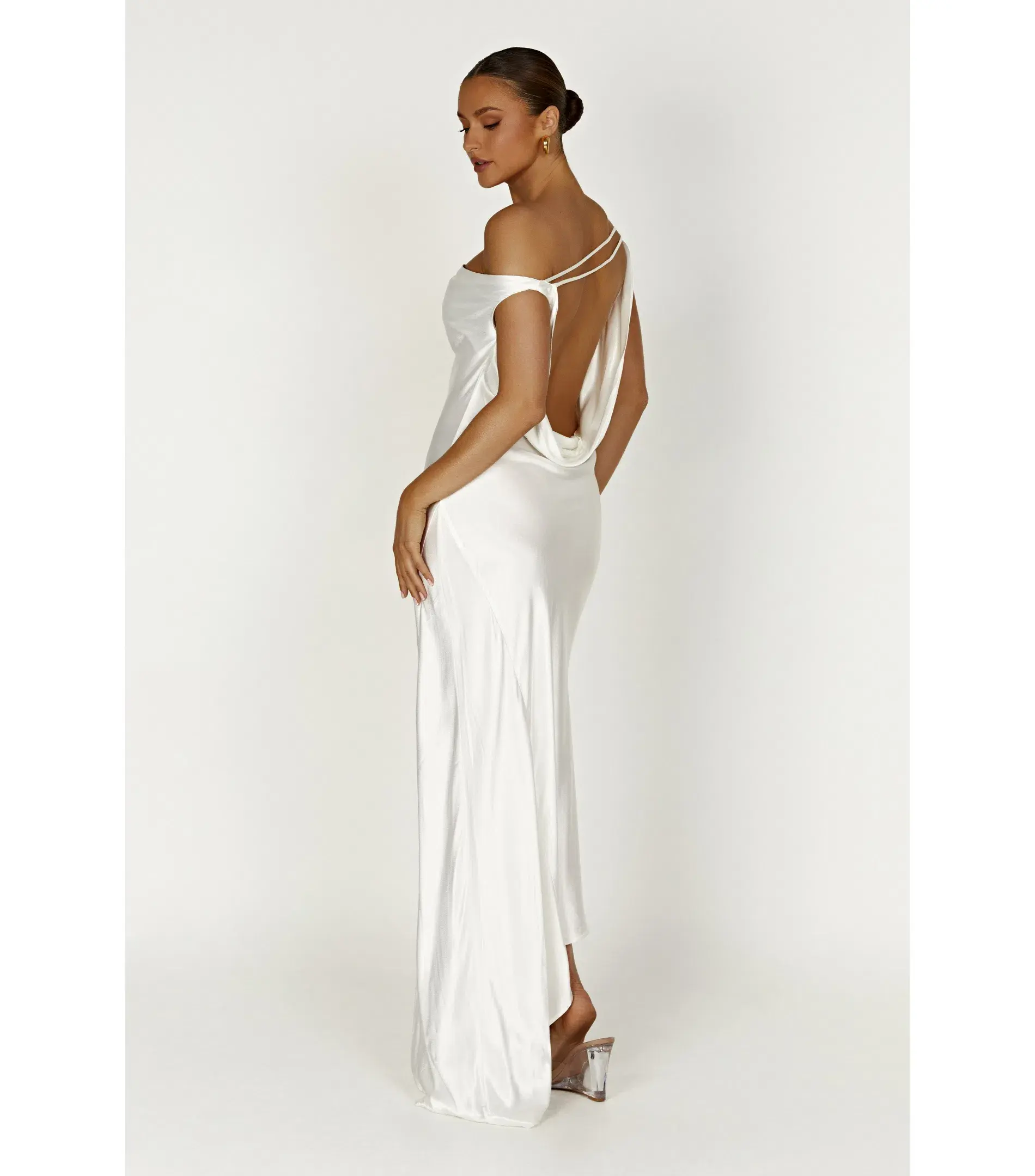 Meshki Yvette Slip Dress White Size AU 6 - Image 3