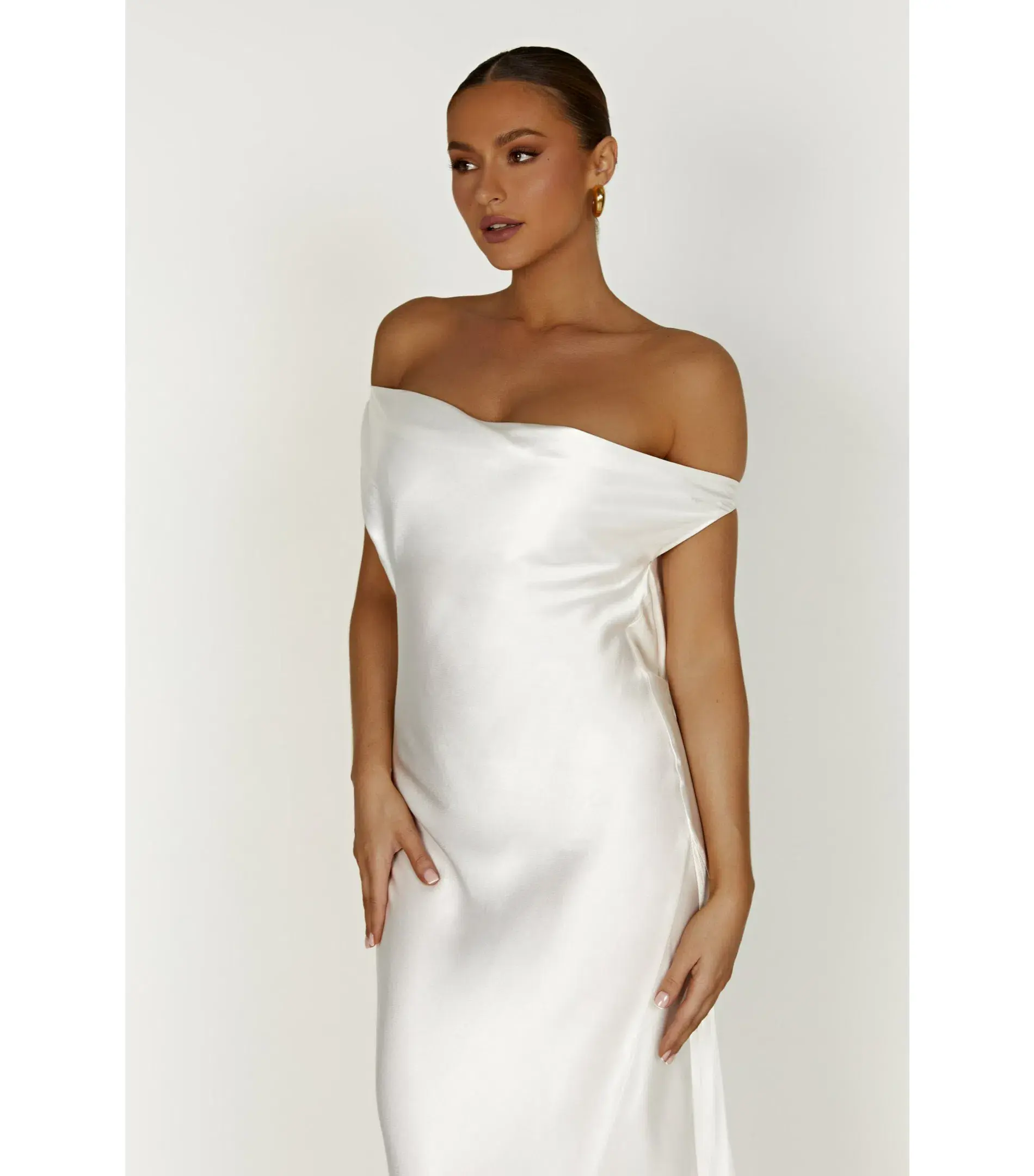 Meshki Yvette Slip Dress White Size AU 6 - Image 2