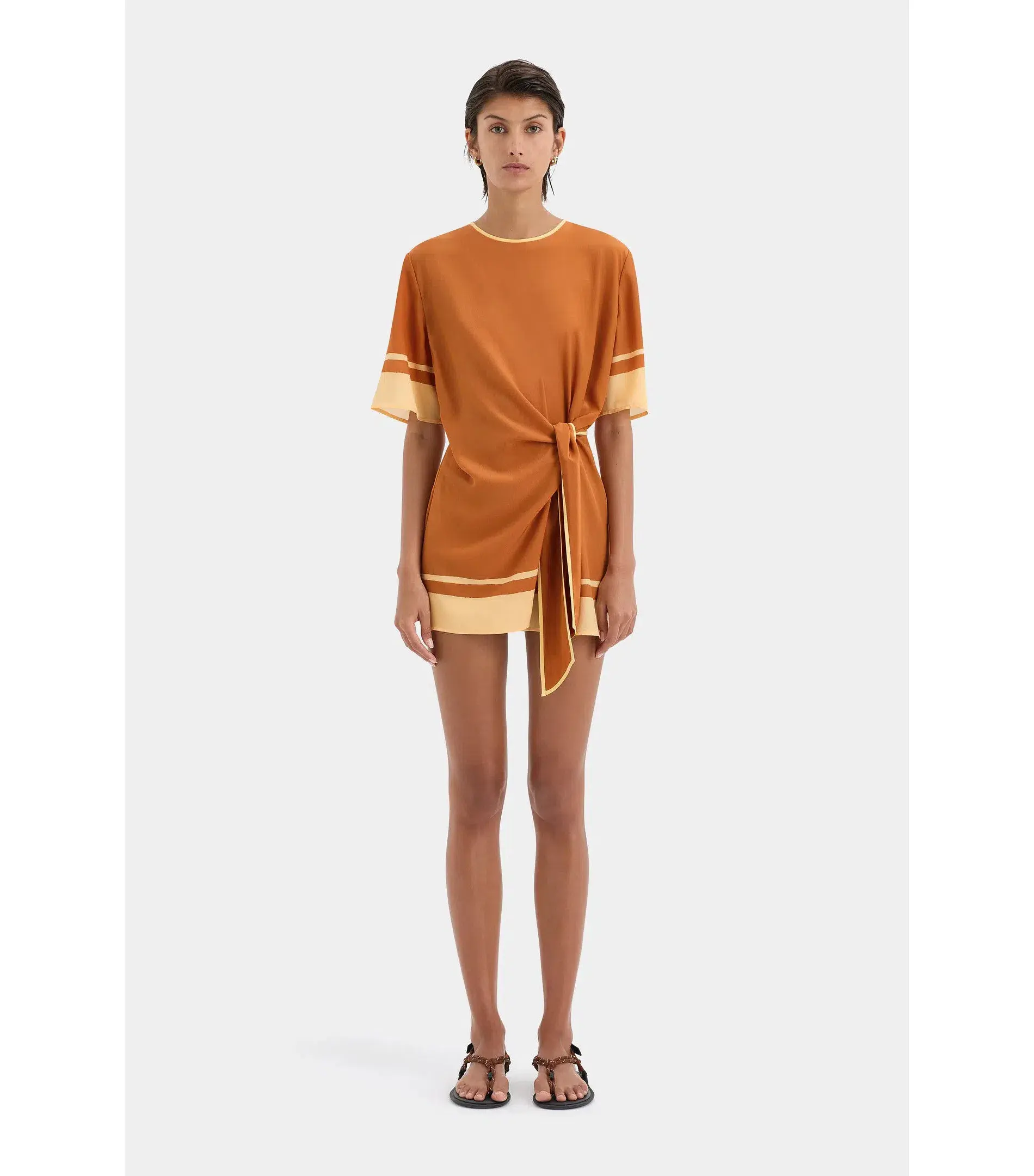 Sir the Label Soma Mini Dress Rust Size 3 / AU 12  - Image 1
