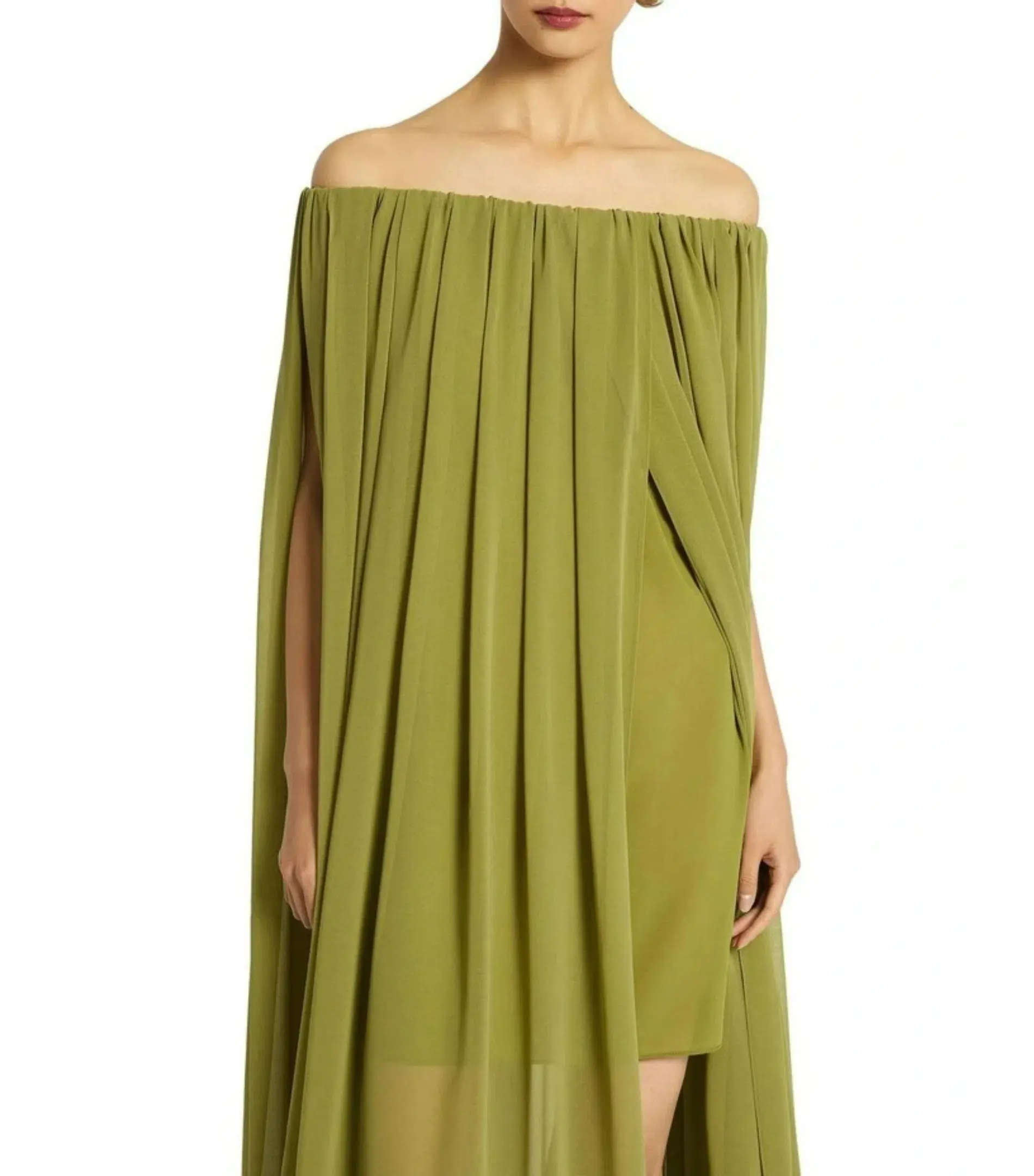 Sass & Bide Claret Maxi Dress Olive Green Size AU 6 - Image 3