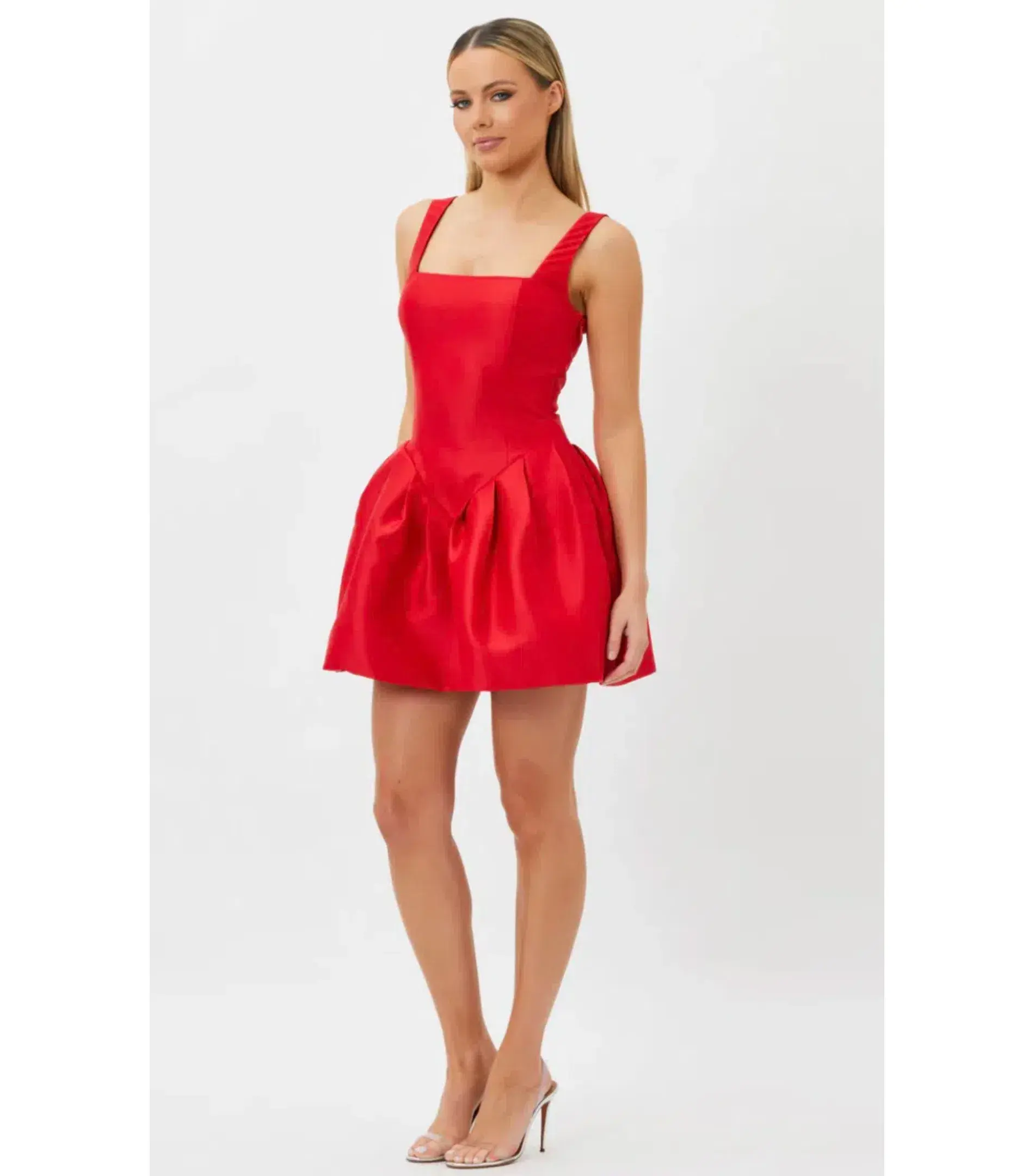 Bianca & Bridgett Alba Mini Dress Red Size AU 10 - Image 2