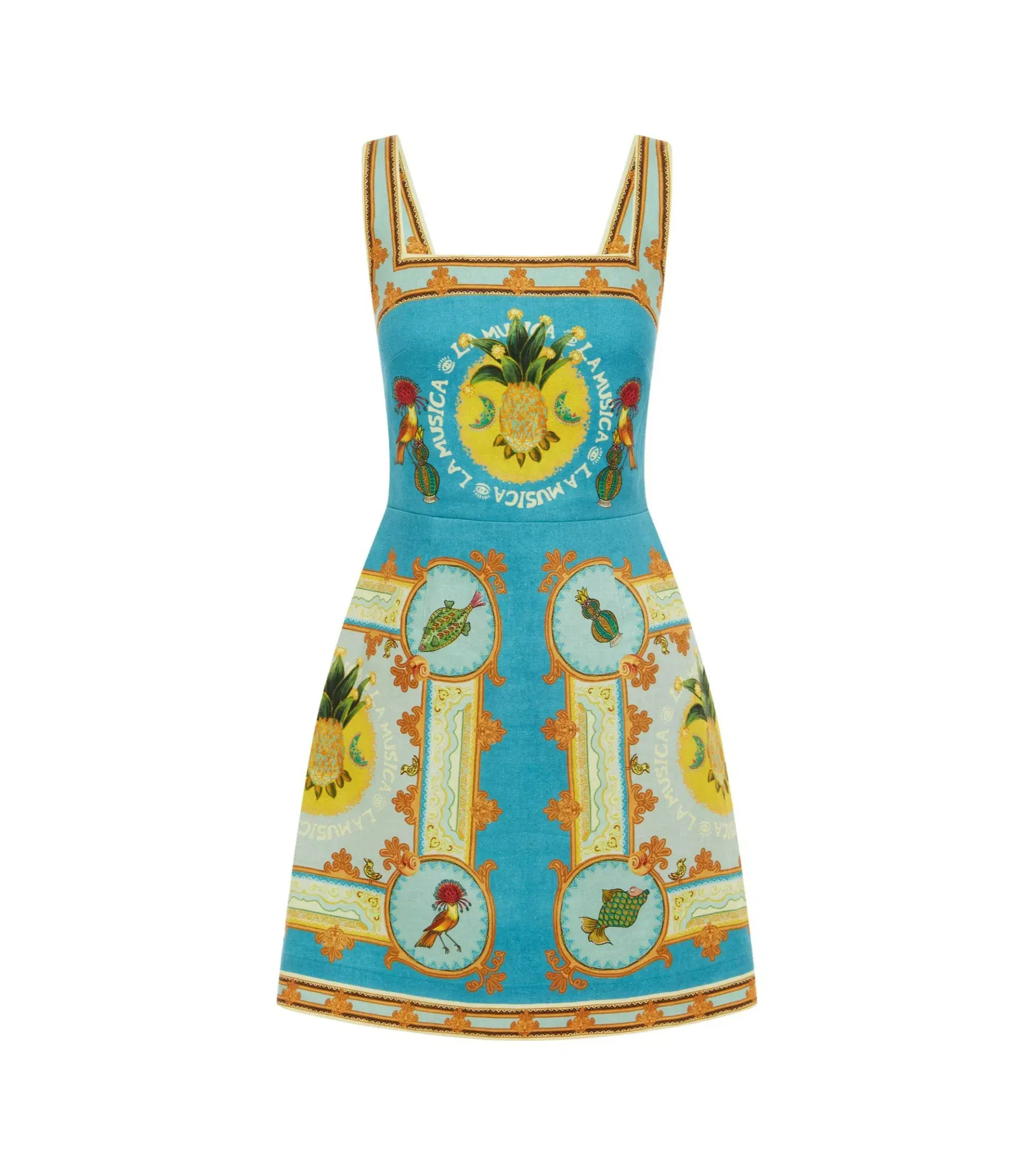 Alémais la Musica Mini Dress Print Size AU 6 - Image 4