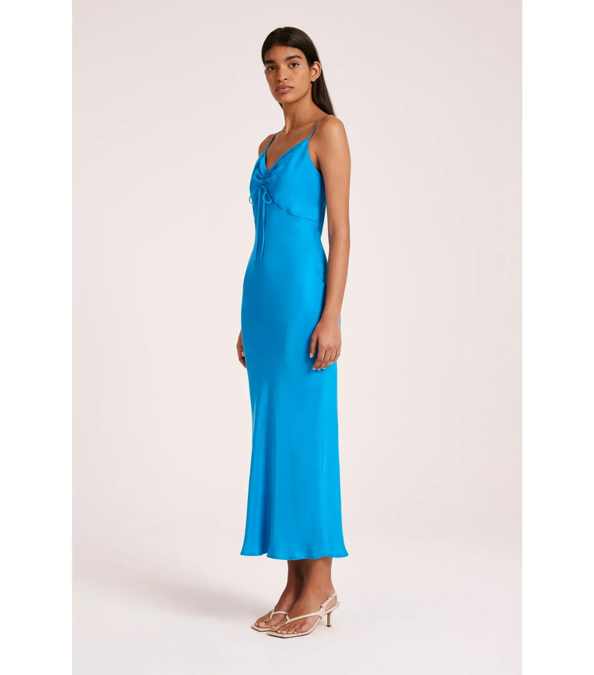 Nude Lucy Lea Cupro Dress Azure Size S / AU 8 - Image 2
