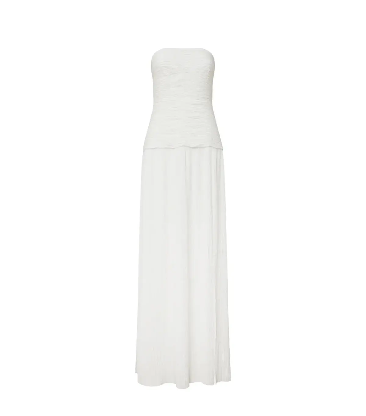 Manning Cartell Double Time Pleat Strapless Dress White Size AU 8 - Image 5