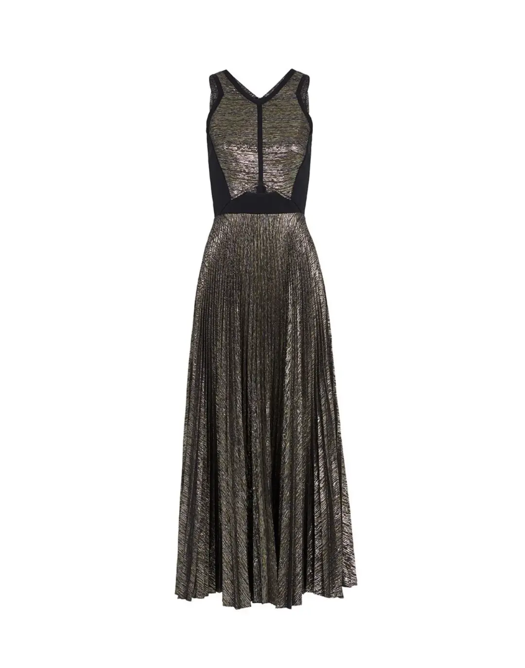 Sass & Bide Cultural Diffuse Dress Gold Metallic Size 8 for rent on The Volte - main image