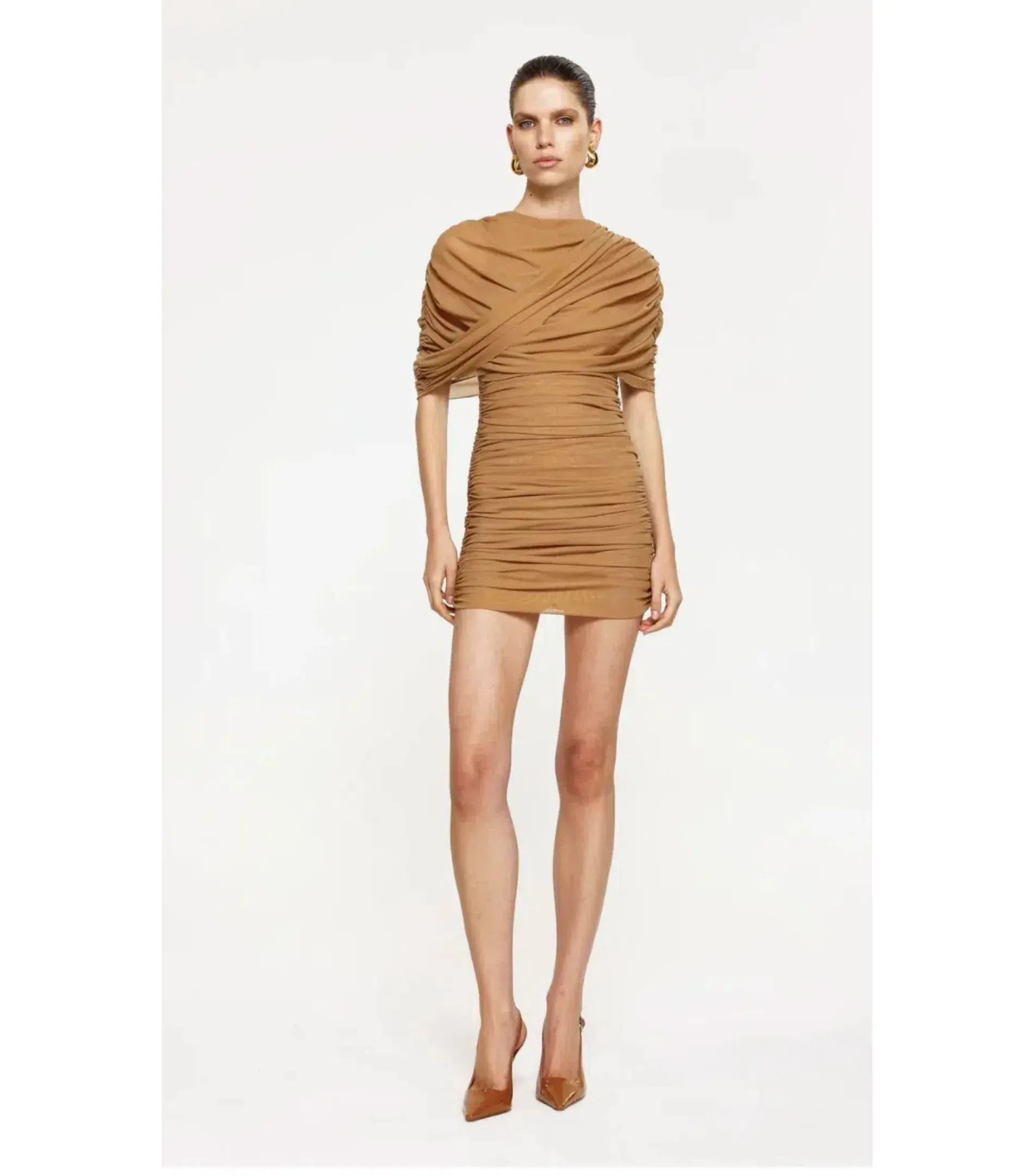 Effie Kats Phoenix Mini Dress Dark Skin Size AU 10 - Image 1