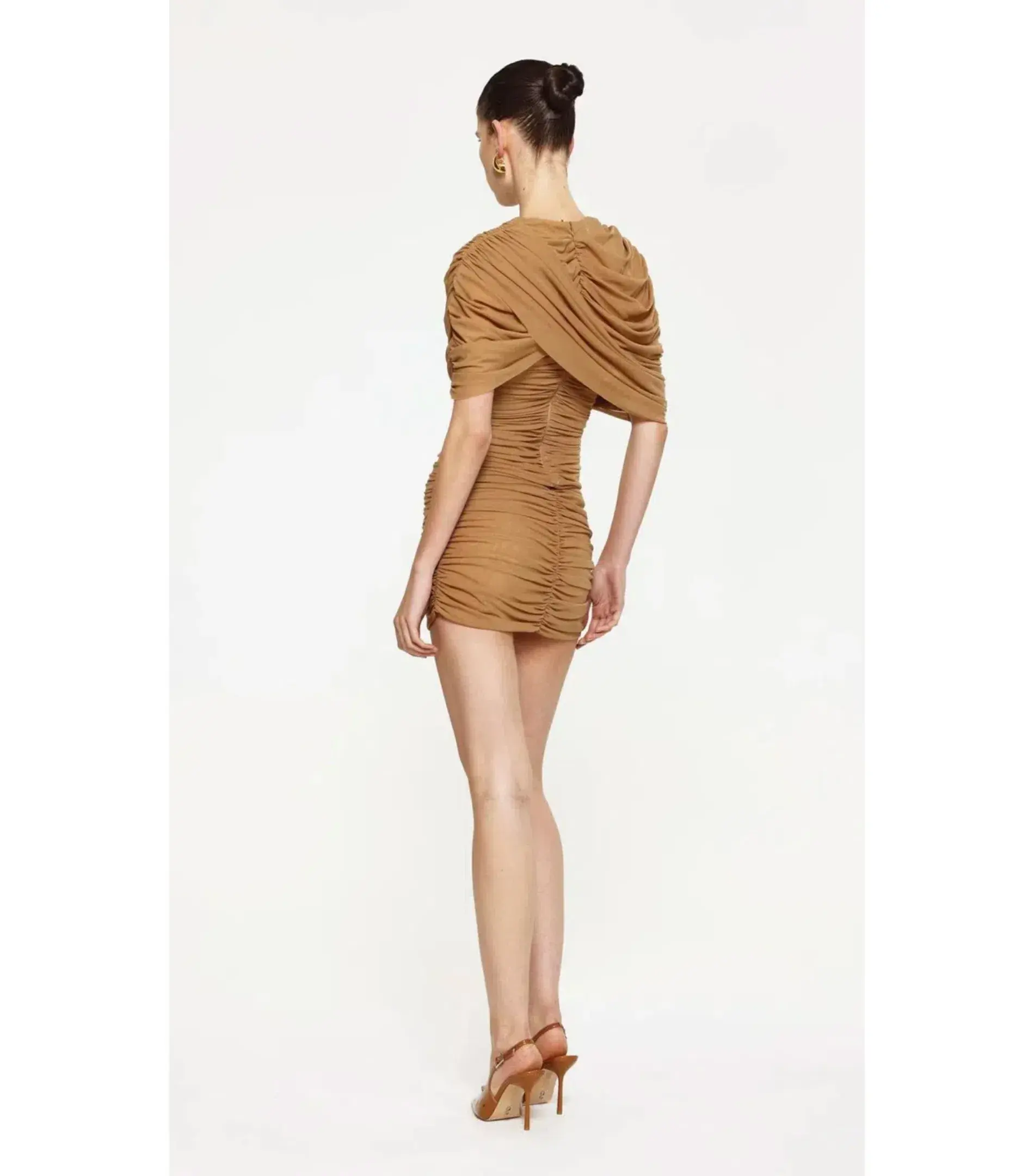 Effie Kats Phoenix Mini Dress Dark Skin Size AU 10 - Image 2