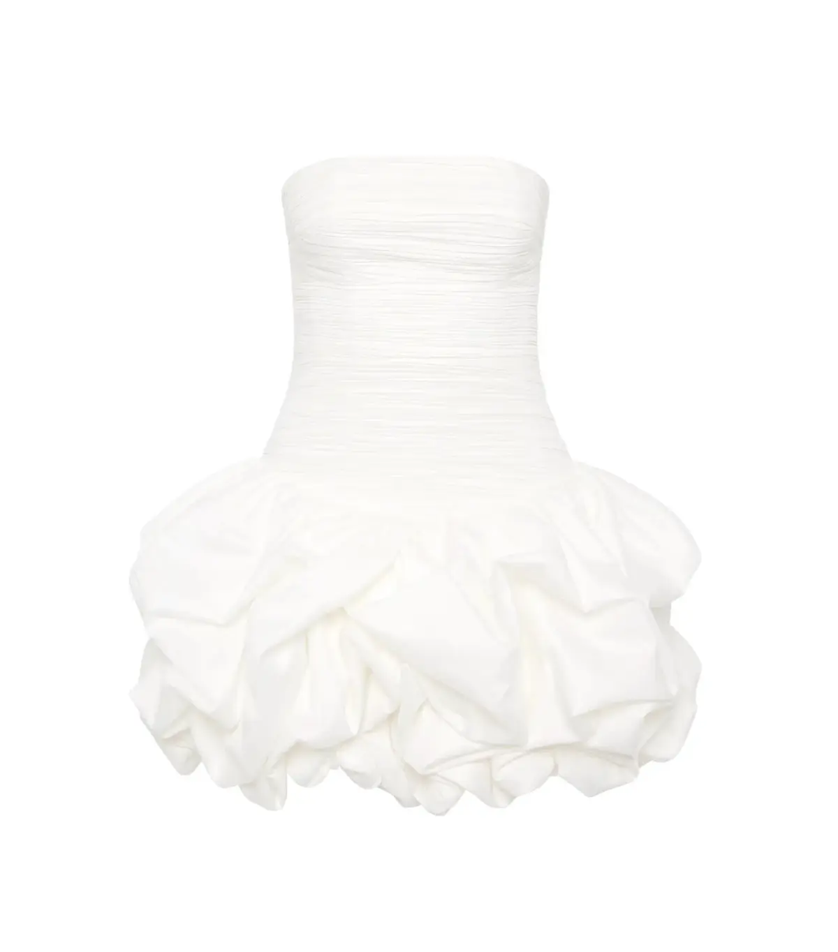 Aje Violette Bubble Hem Mini Dress Ivory Size AU 6 - Image 4