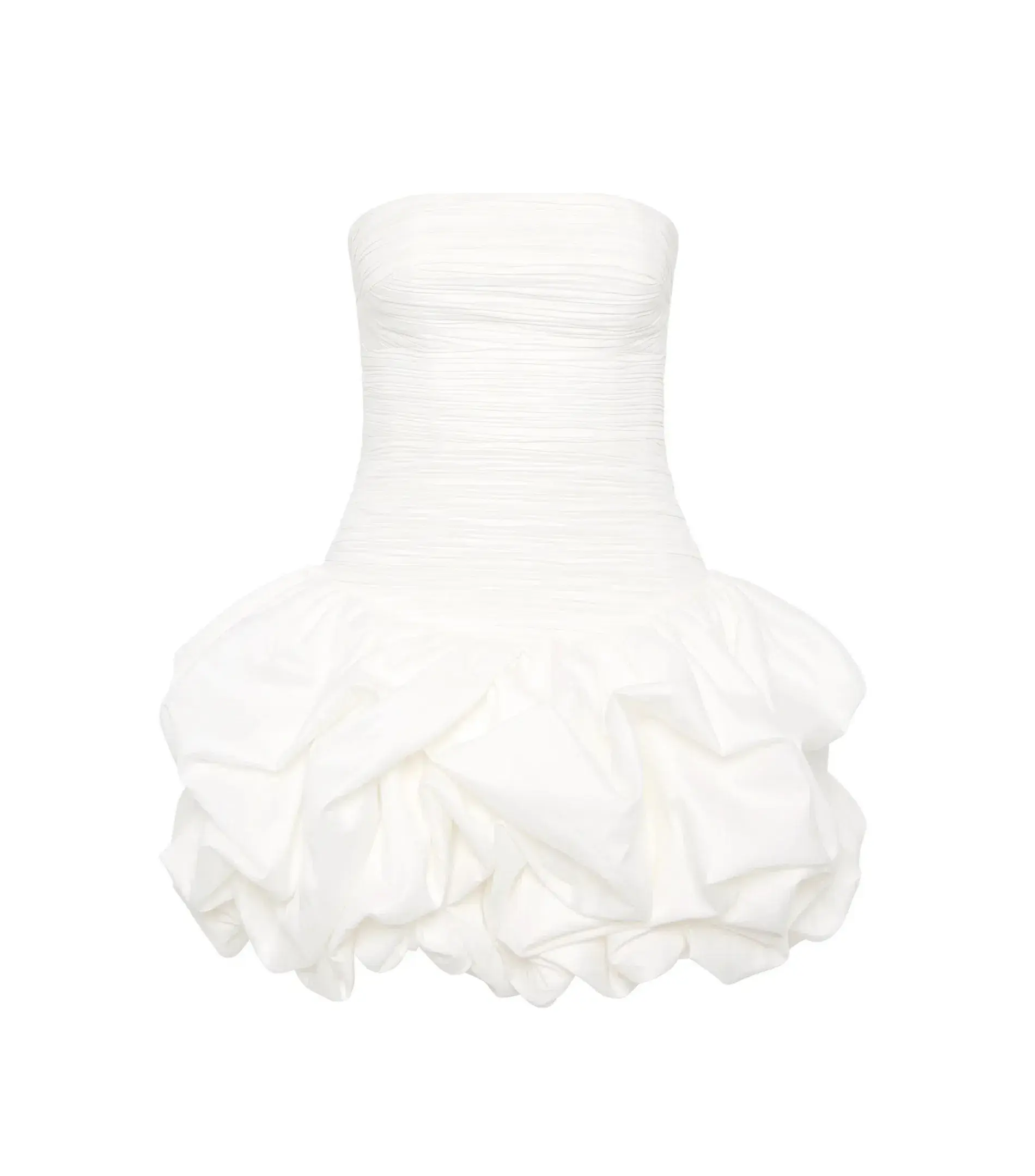 Aje Violette Bubble Hem Mini Dress Ivory Size AU 6 - Image 4