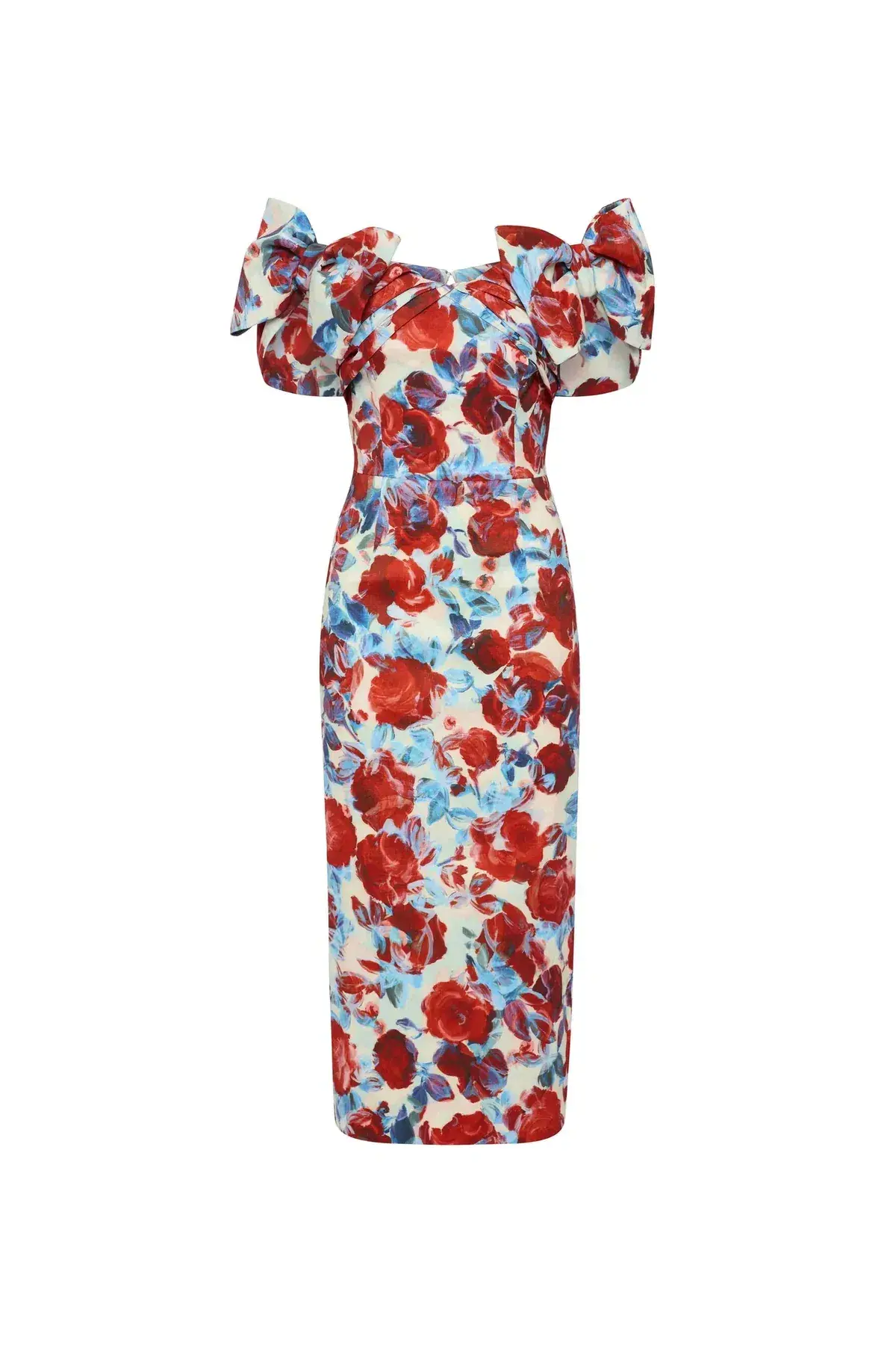 Rebecca Vallance Fleurette Midi Dress Floral Print Size 6 - Image 5