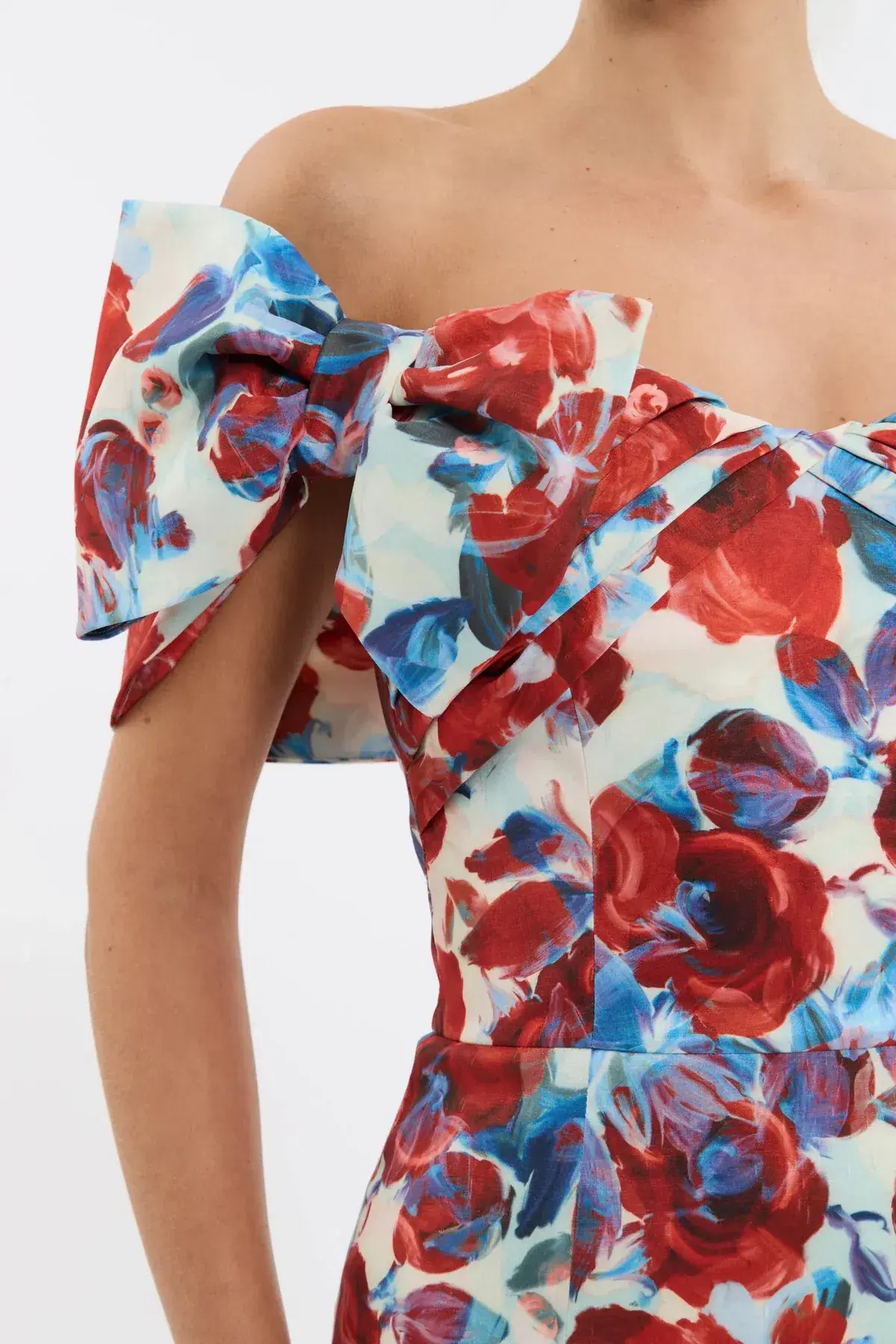 Rebecca Vallance Fleurette Midi Dress Floral Print Size 6 - Image 4