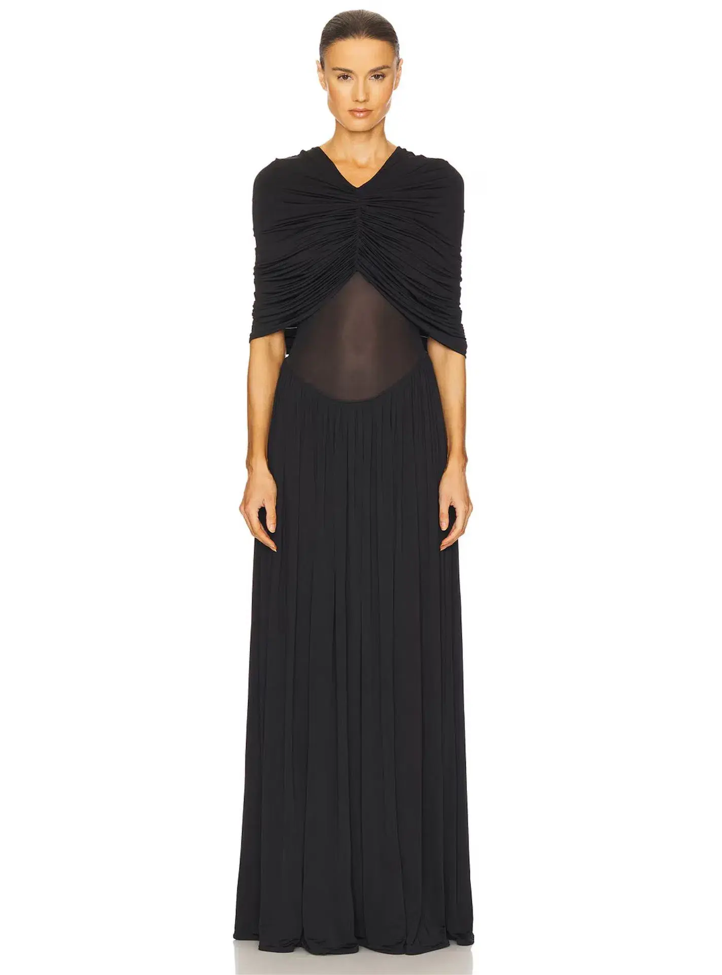Helsa Philomena Jersey Dress Black Size M / AU 10 - Image 1