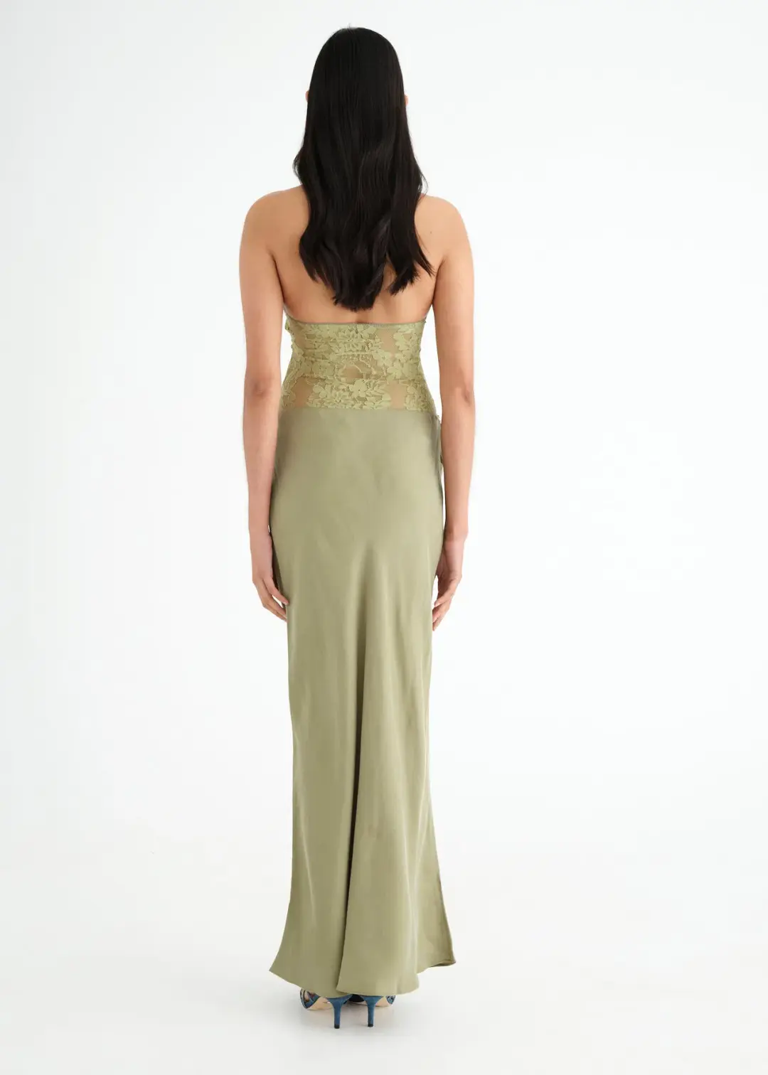 Benni Miko Maxi Dress Pear Size 8 for rent on The Volte - main image