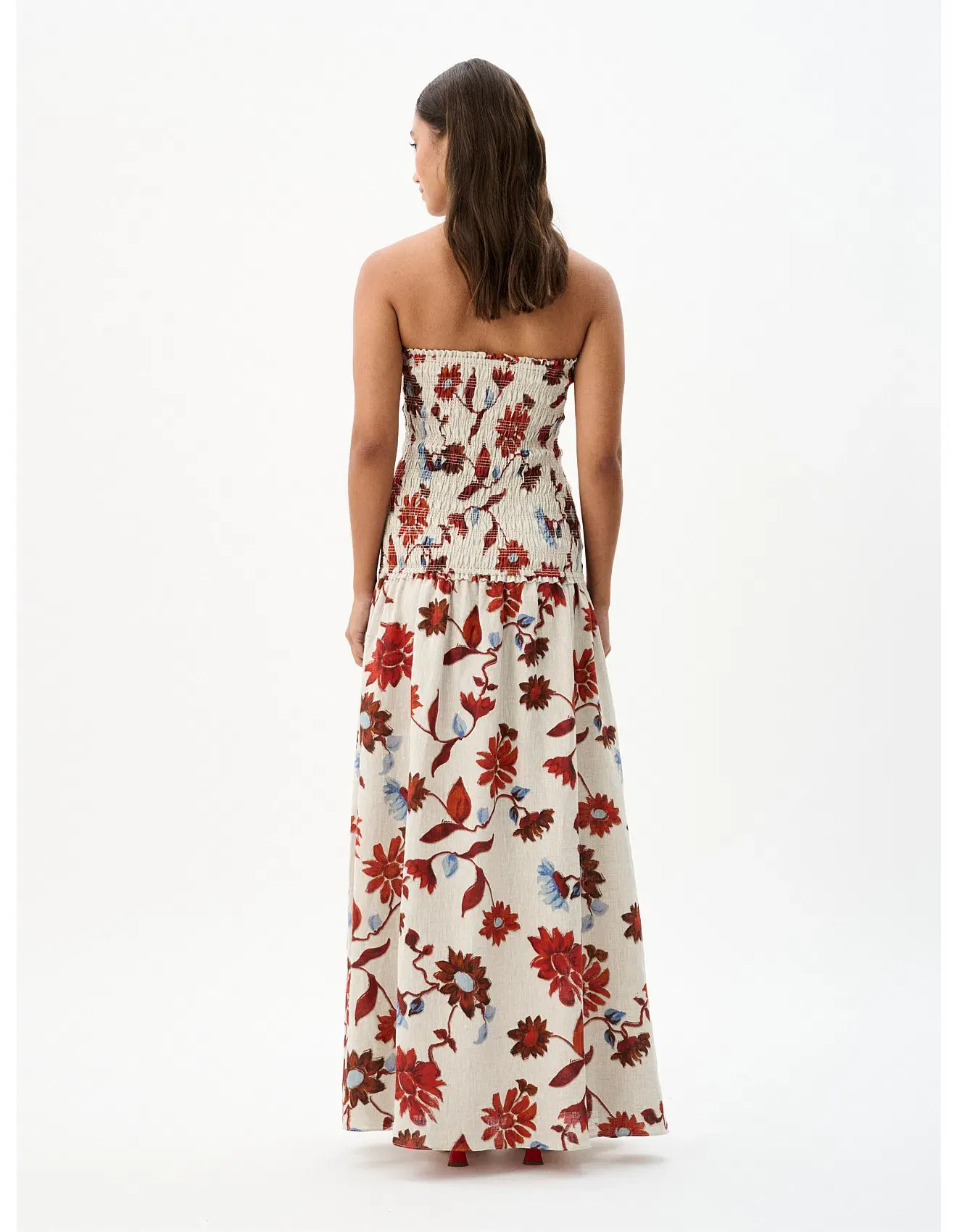 Roame Millie Dress Cactus Bloom Sand Size 0/Au 6  - Image 3