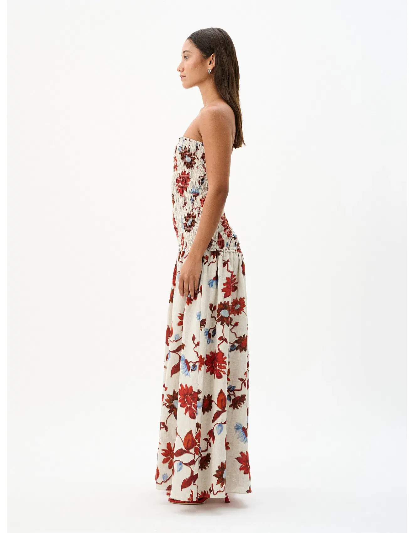 Roame Millie Dress Cactus Bloom Sand Size 0/Au 6  - Image 2
