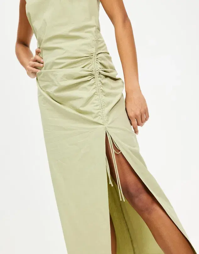 Third Form Drawn Deep Tank Maxi Dress Sage Size 8 - Image 2