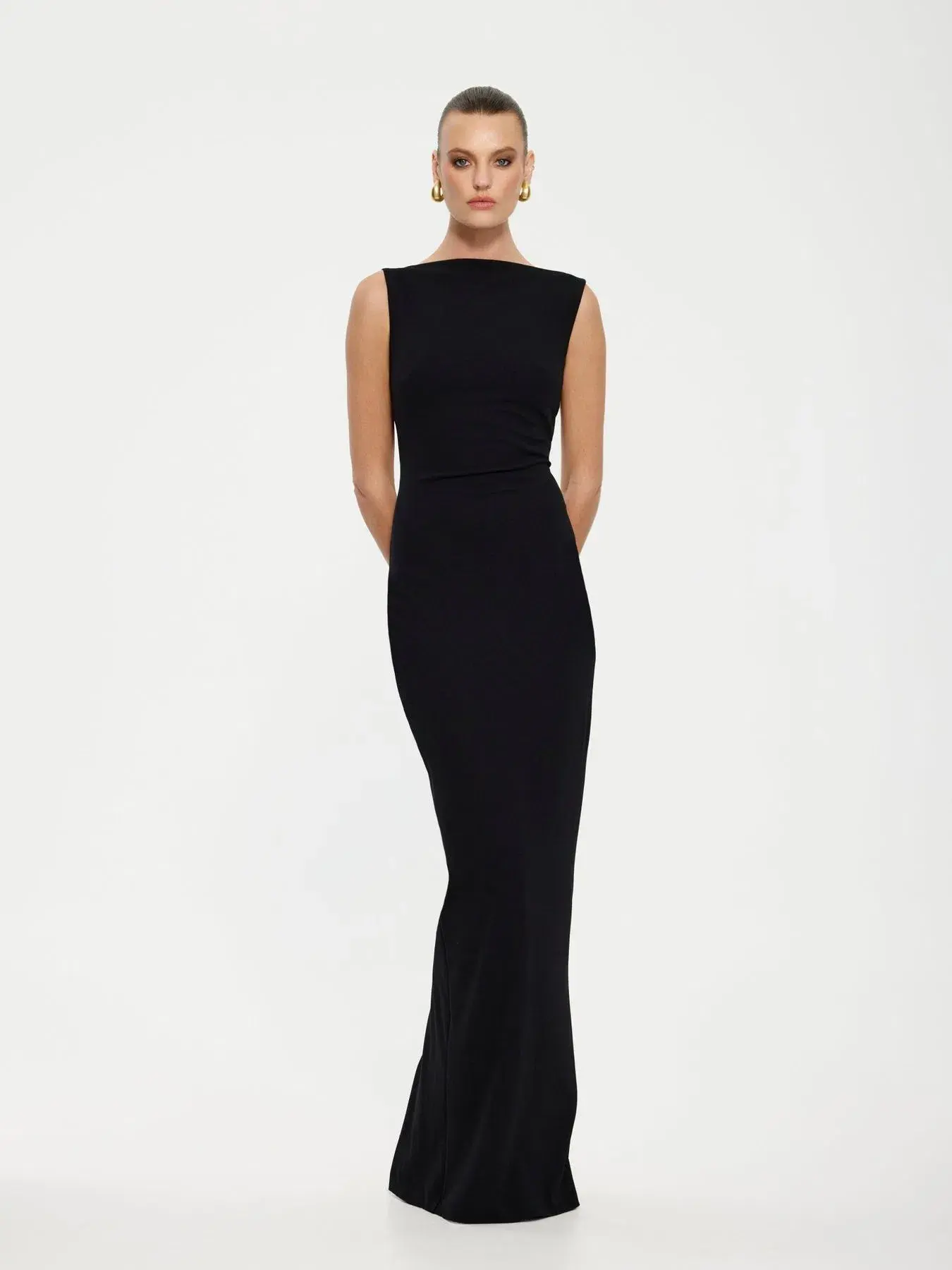 Effie Kats Verona Gown Black Size 10  - Image 2