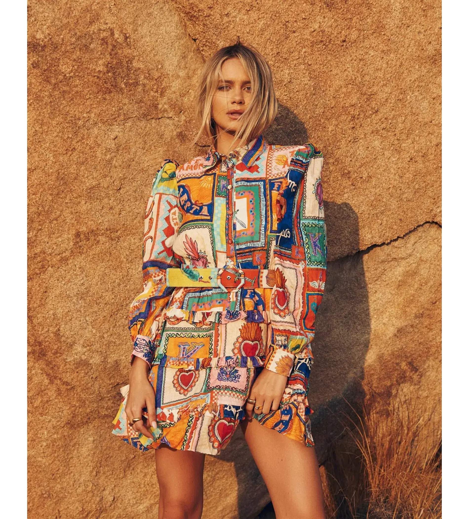 Kate Ford Viatoris Layered Dress Print Size 10  - Image 2