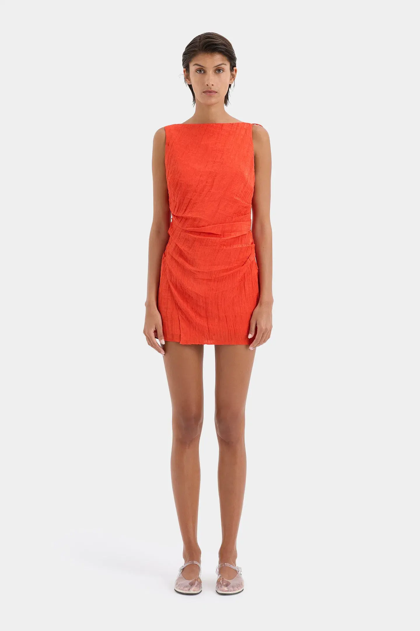 Sir the Label Ligera Mini Dress in Tangerine Size 6 - Image 1