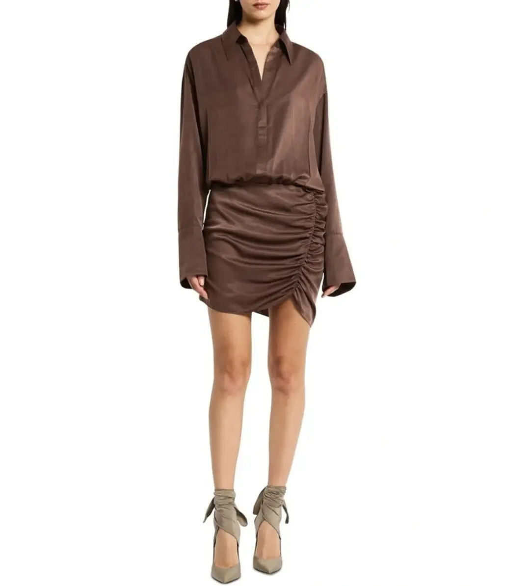 Sass & Bide Sweet Disposition Dresss  Brown Size S/Au 8  for rent on The Volte - main image