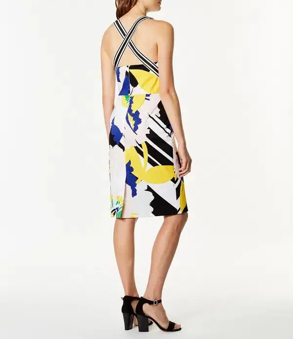 Karen Millen Short Pencil Dress Floral Size 16 - Image 2